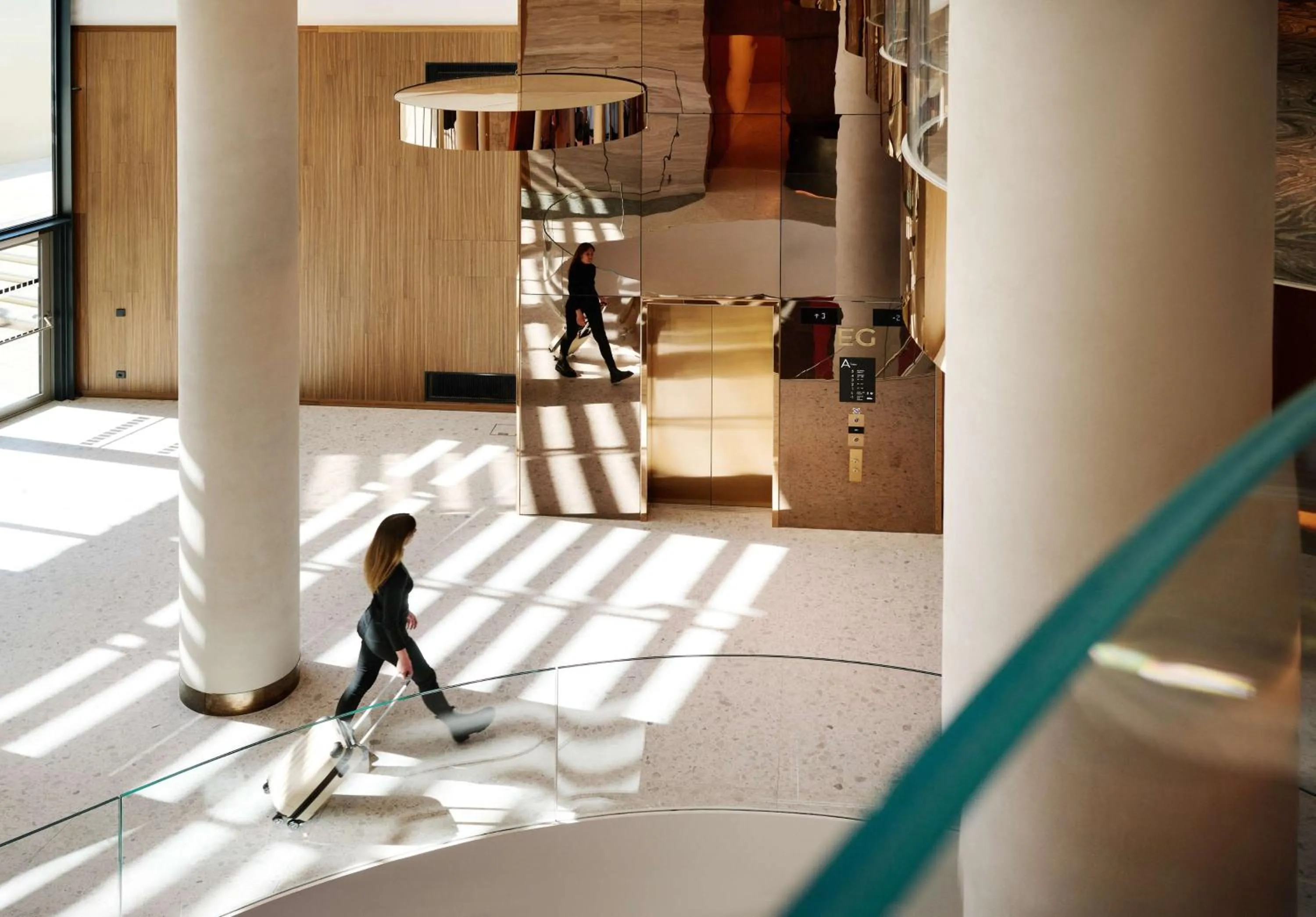 Lobby or reception in A by Adina Vienna Danube