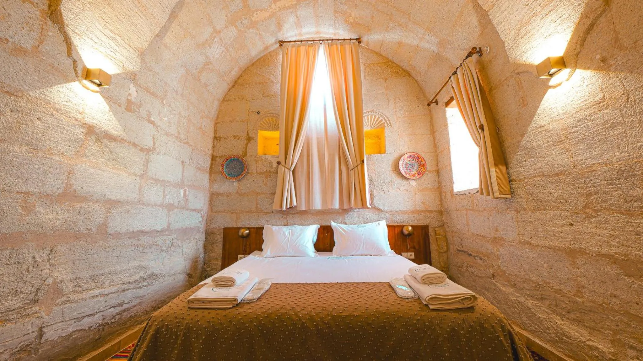 Bed in Logos Cave Cappadocia - Adults Only