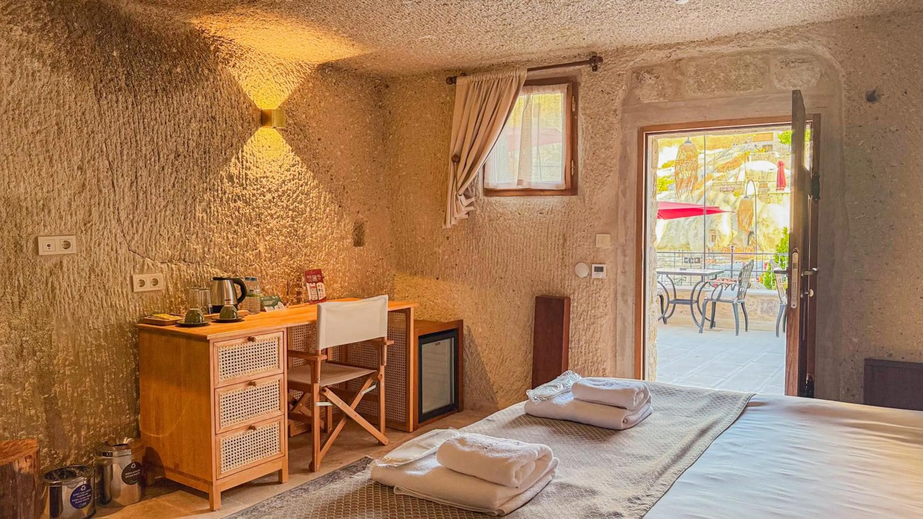 Bed in Logos Cave Cappadocia - Adults Only