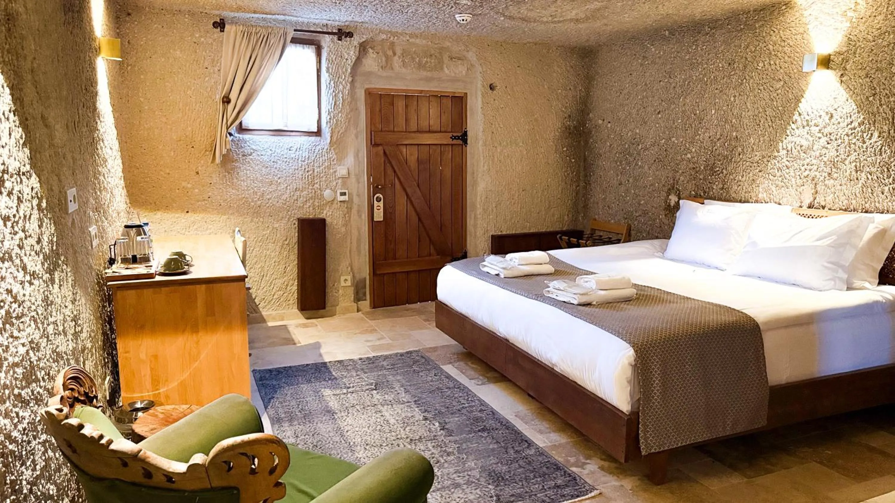 Bed in Logos Cave Cappadocia - Adults Only