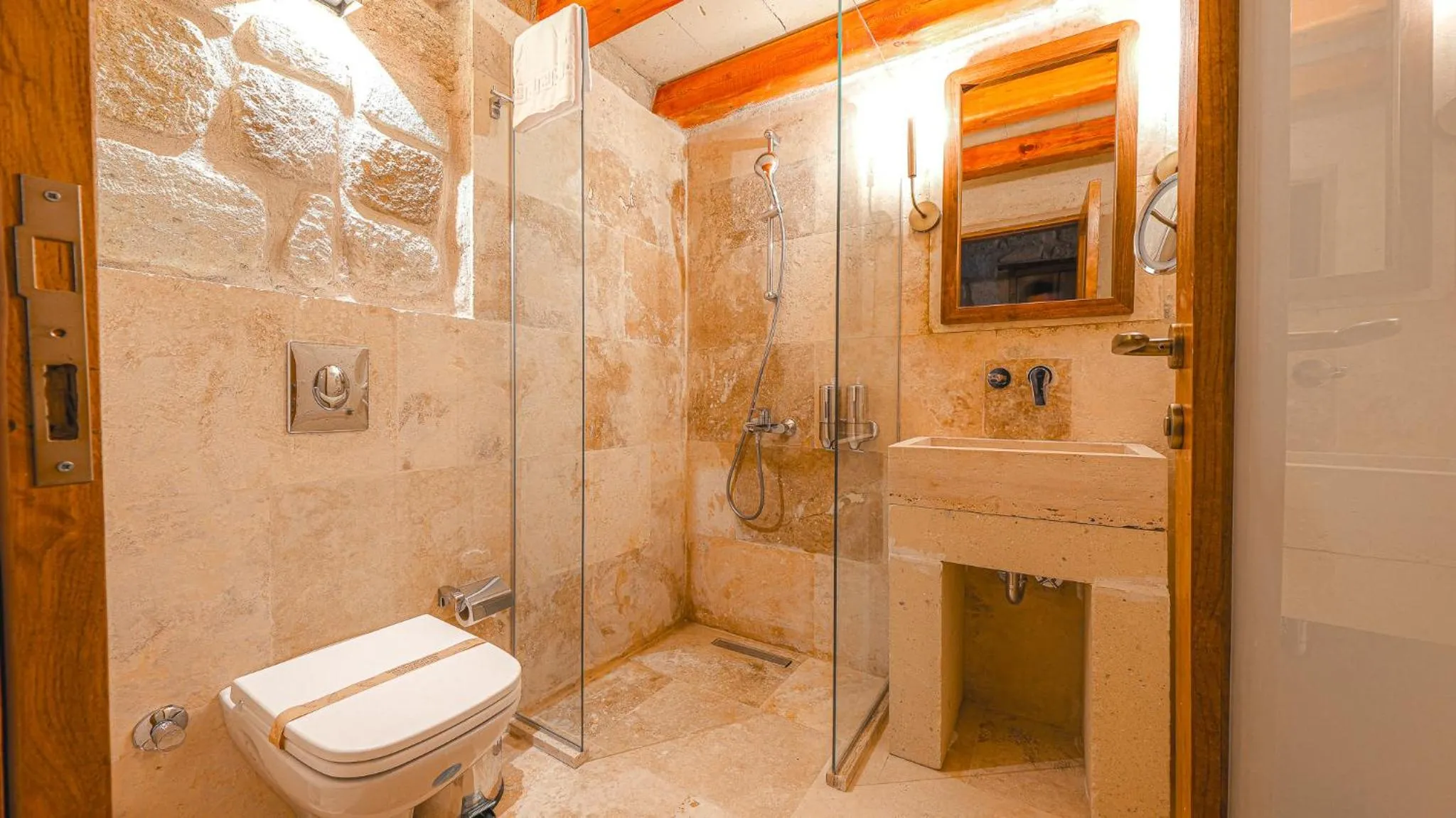 Shower in Logos Cave Cappadocia - Adults Only