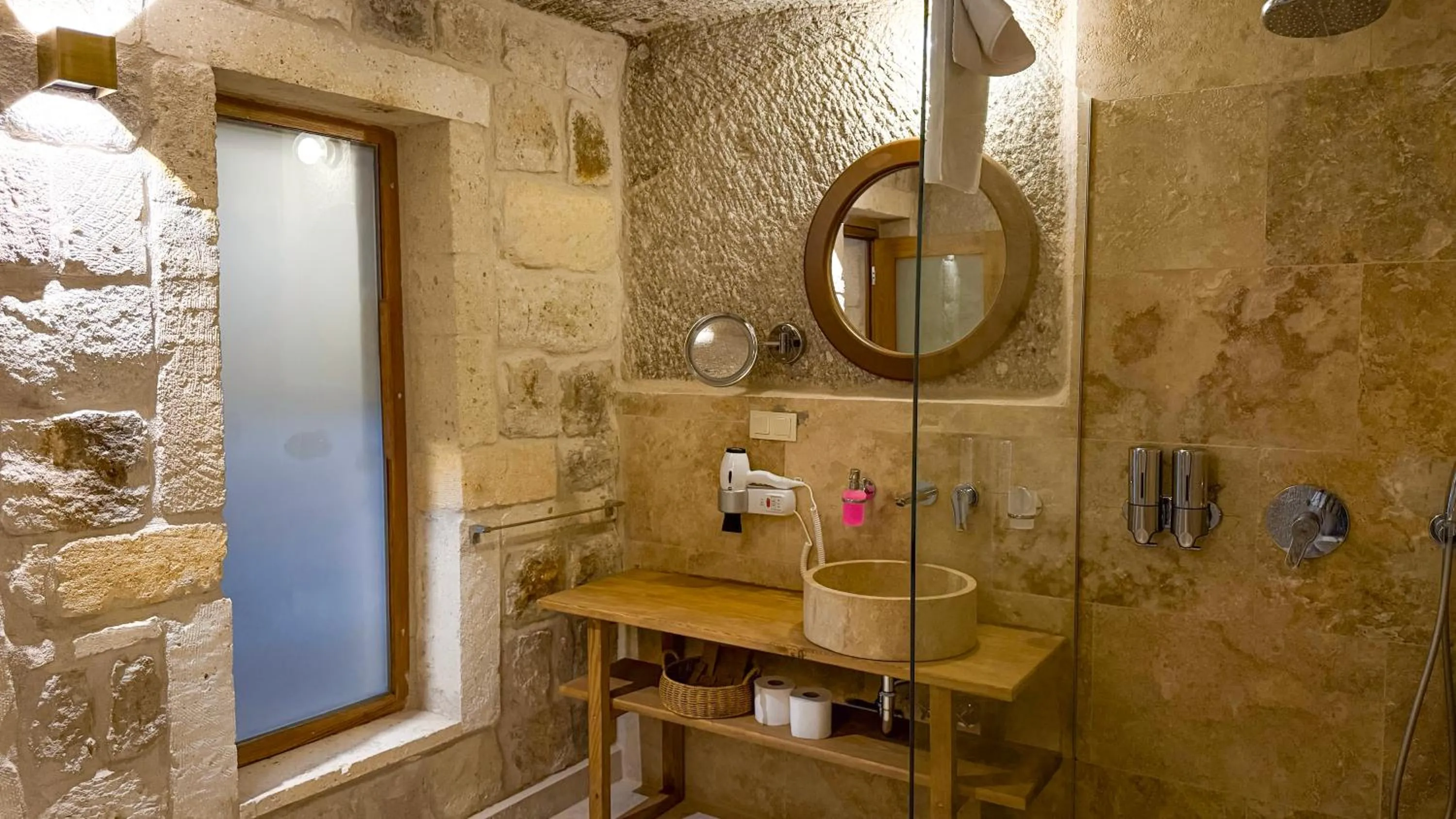 Shower in Logos Cave Cappadocia - Adults Only