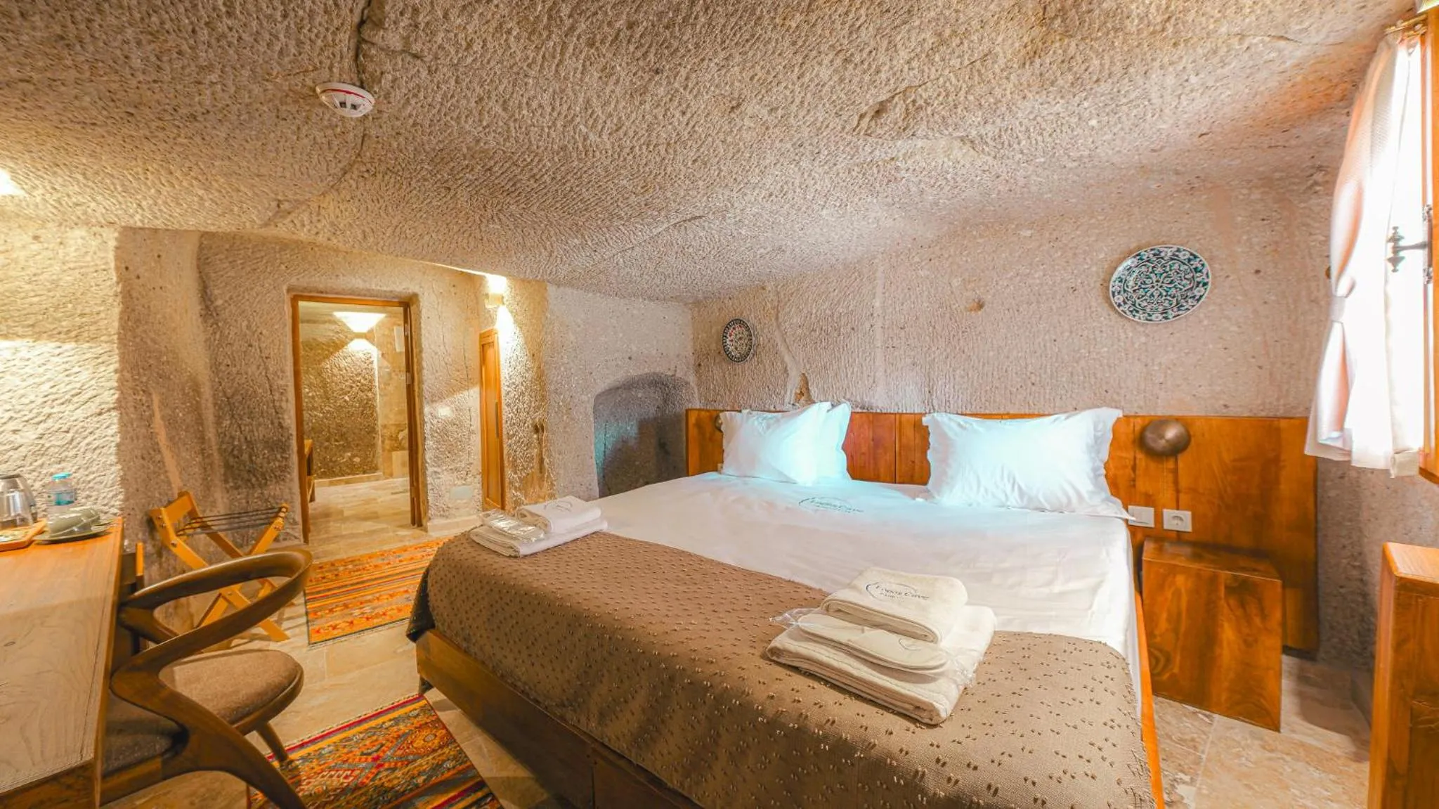 Bed in Logos Cave Cappadocia - Adults Only