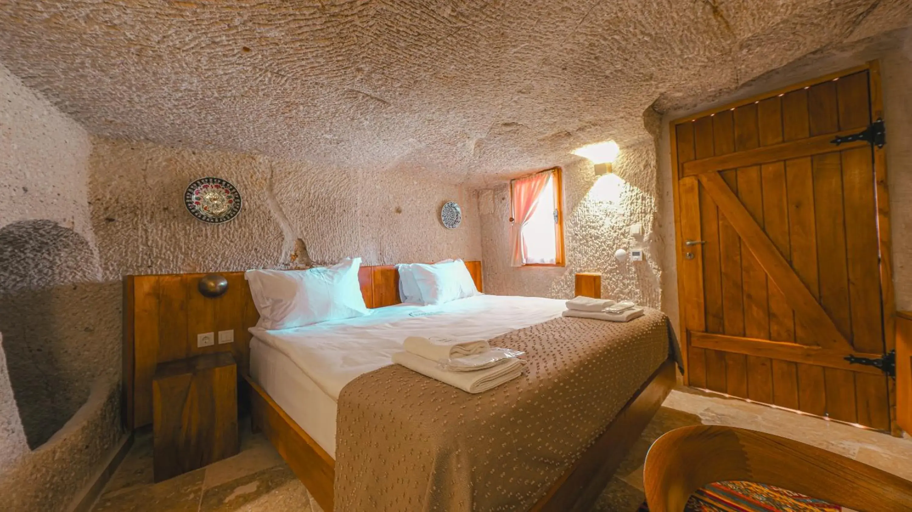 Queen Room with Balcony - single occupancy in Logos Cave Cappadocia Queen Room with Balcony - single occupancy in Logos Cave Cappadocia