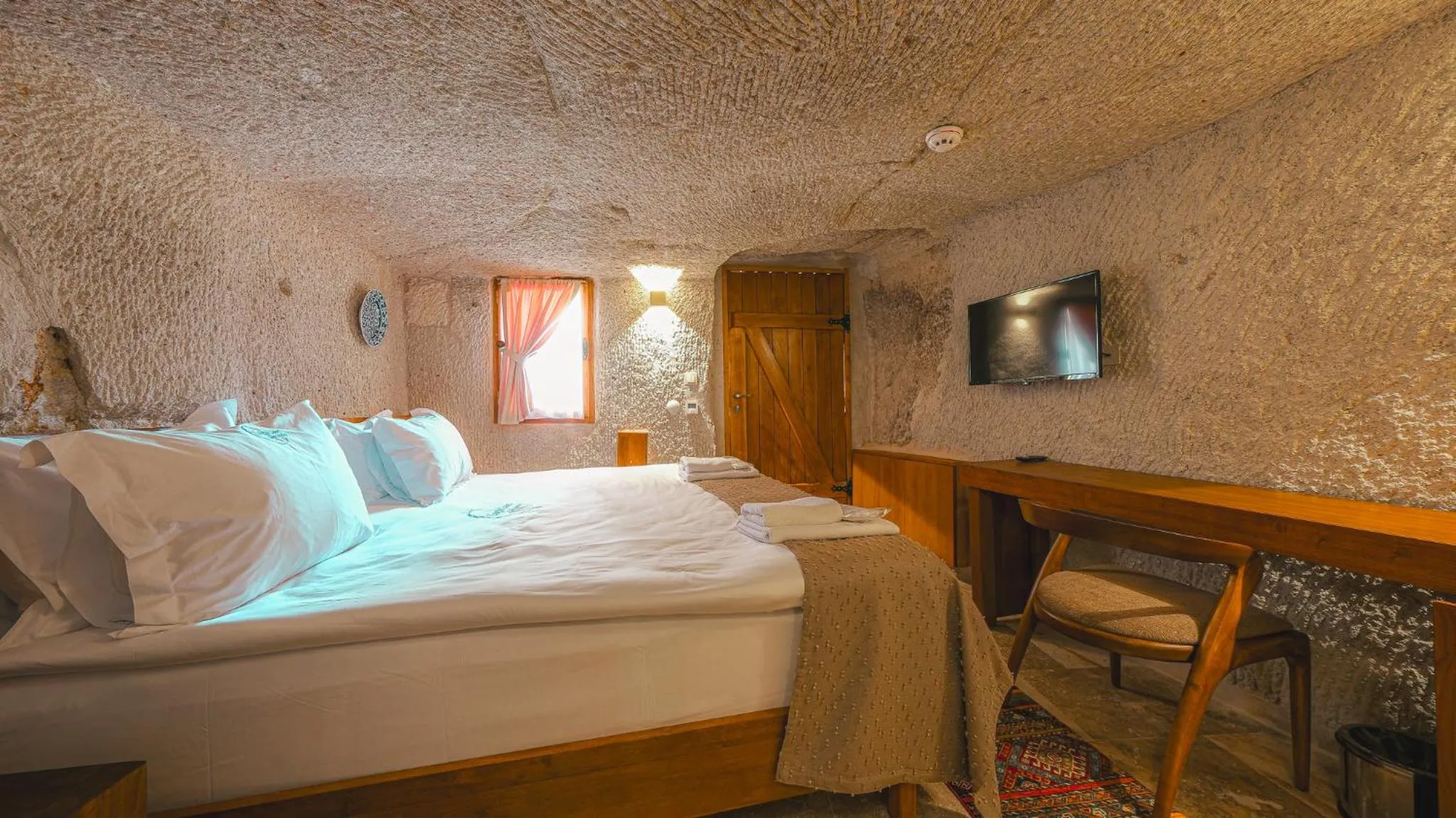 Bed in Logos Cave Cappadocia - Adults Only