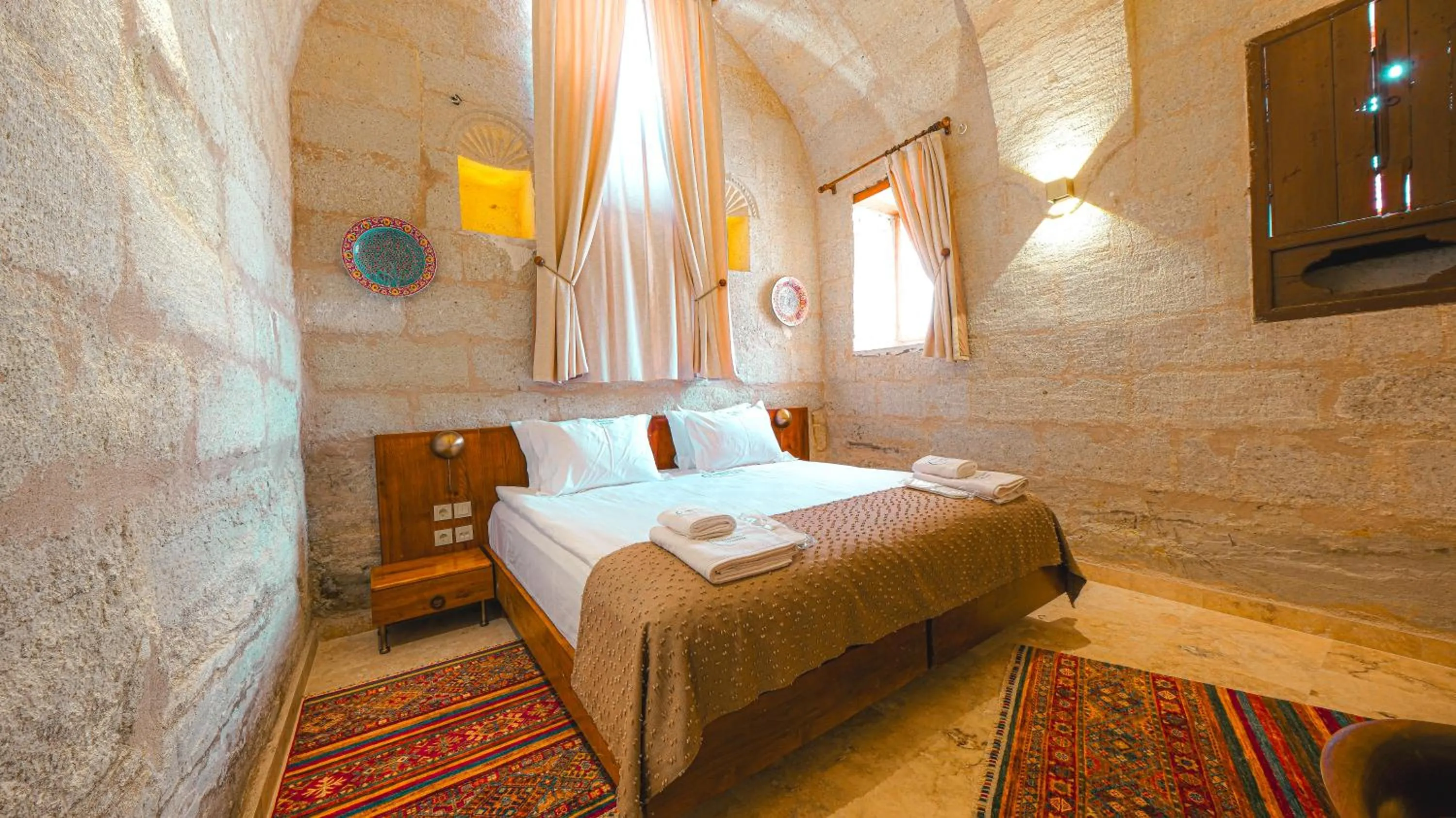 Bed in Logos Cave Cappadocia - Adults Only