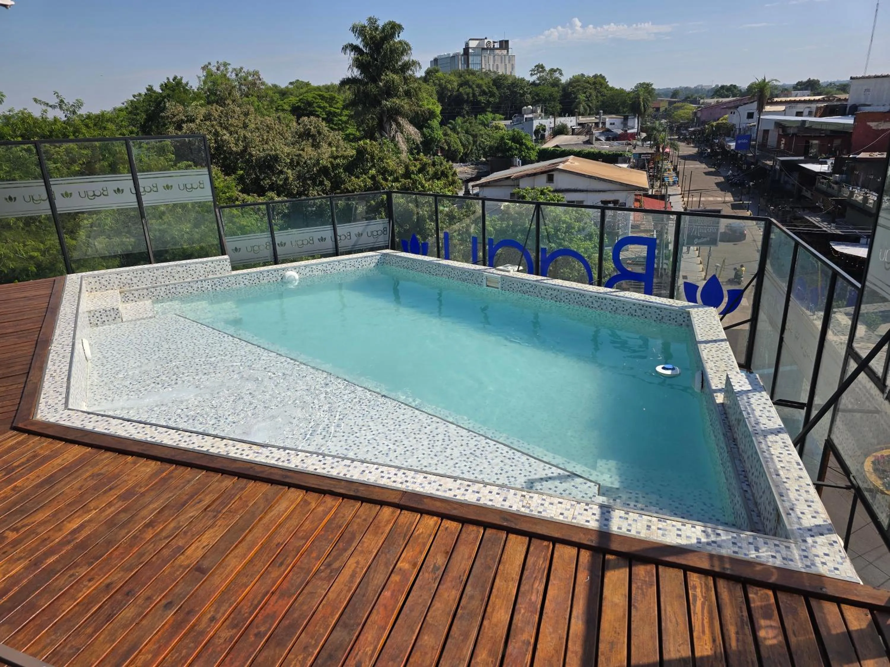 Swimming pool in Bagu Siete Bocas