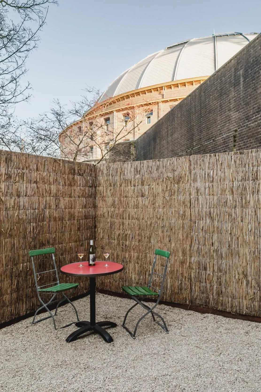 Patio in Metzlr House