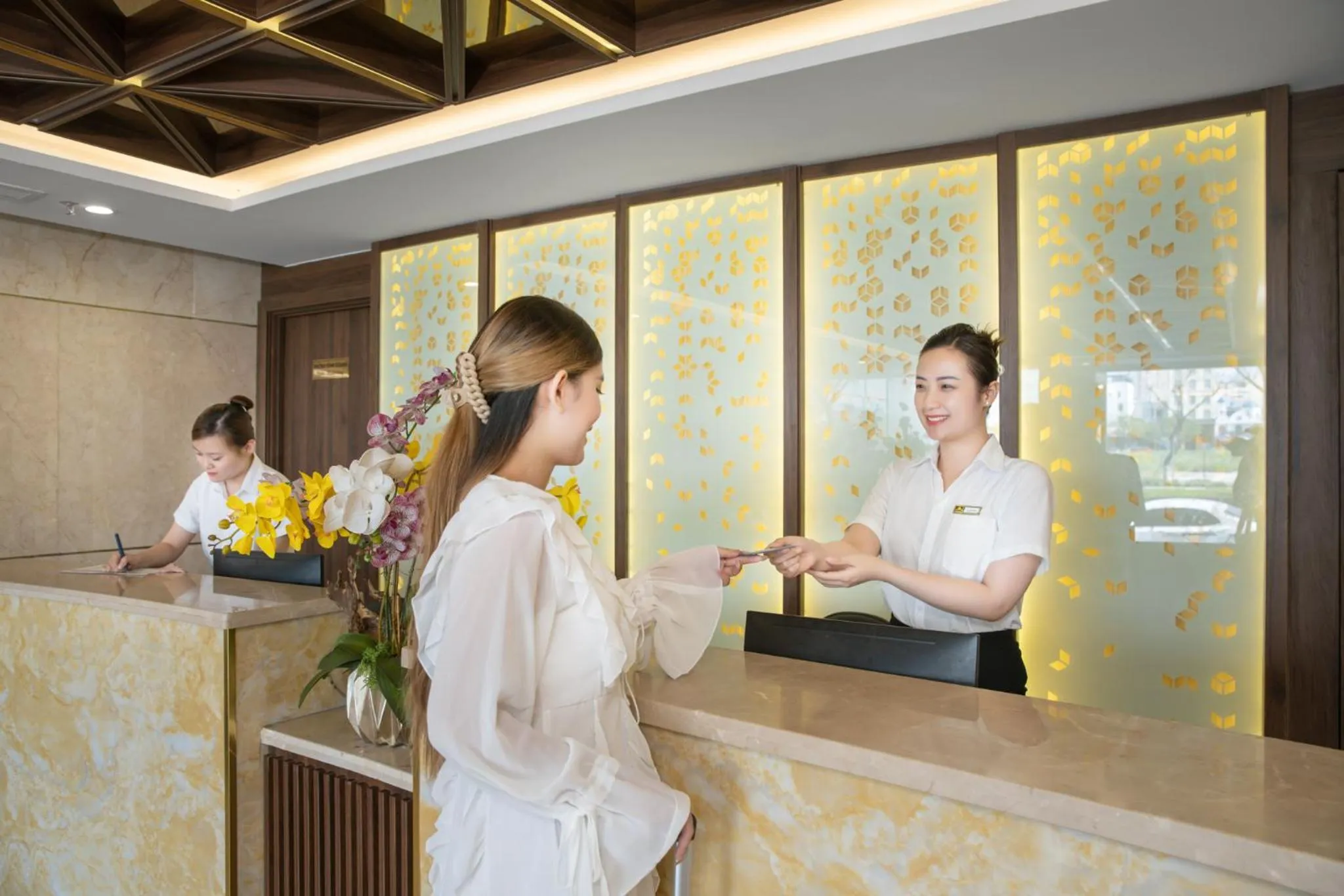 Lobby or reception in KOVA Diamond Hotel Da Nang