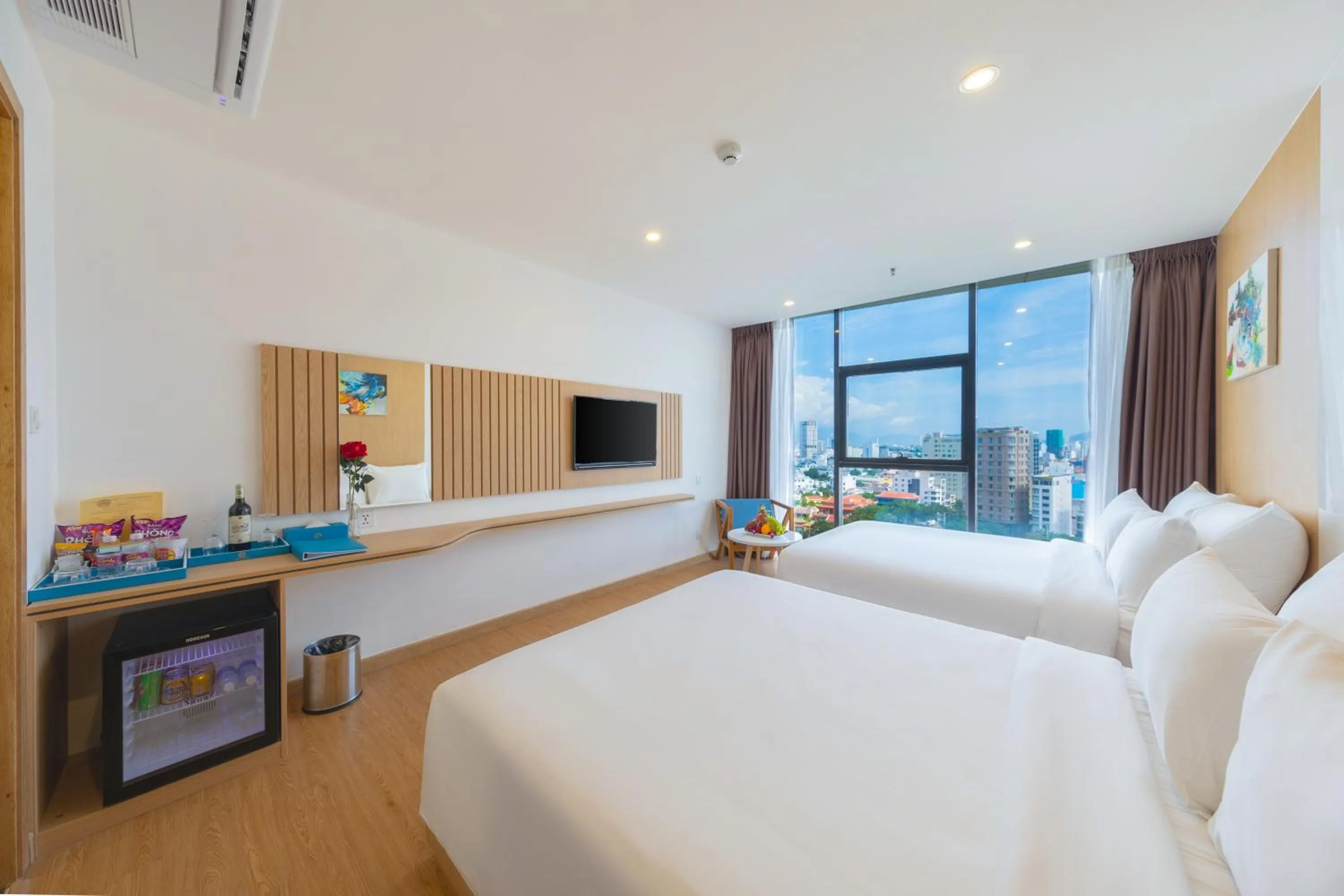 TV and multimedia, Bed in KOVA Diamond Hotel Da Nang