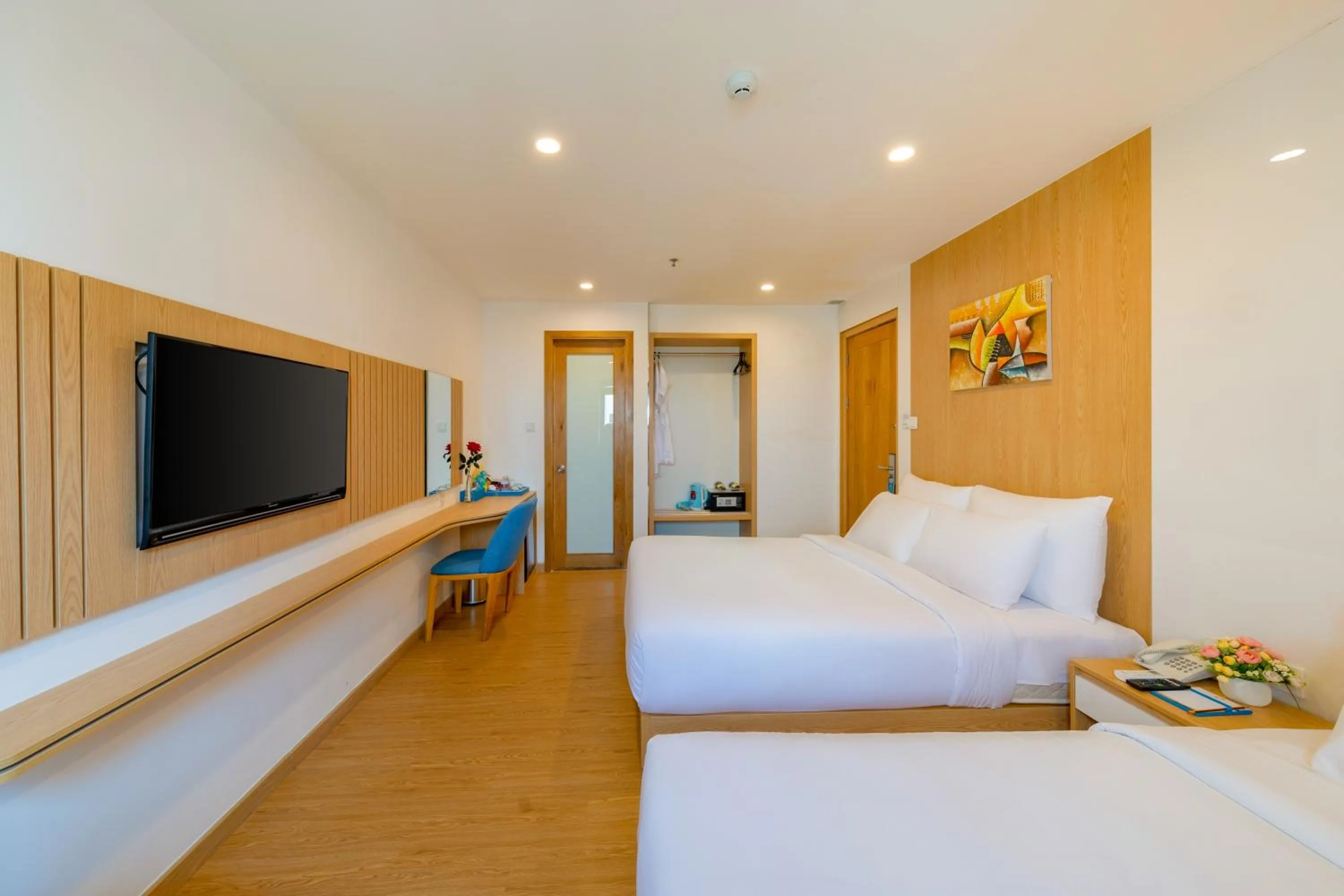 Bed in KOVA Diamond Hotel Da Nang