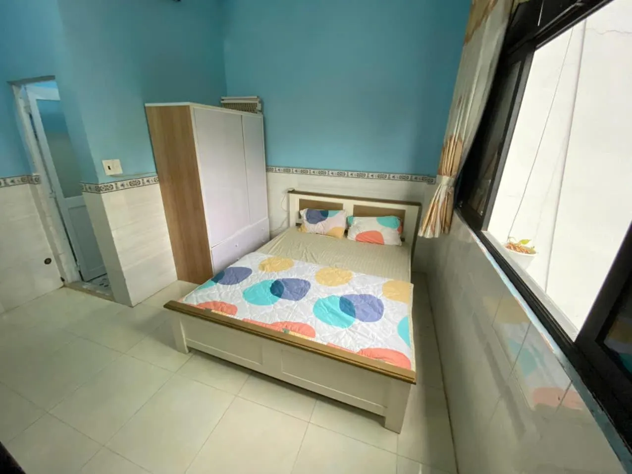 Bed in Sky Center Apartment