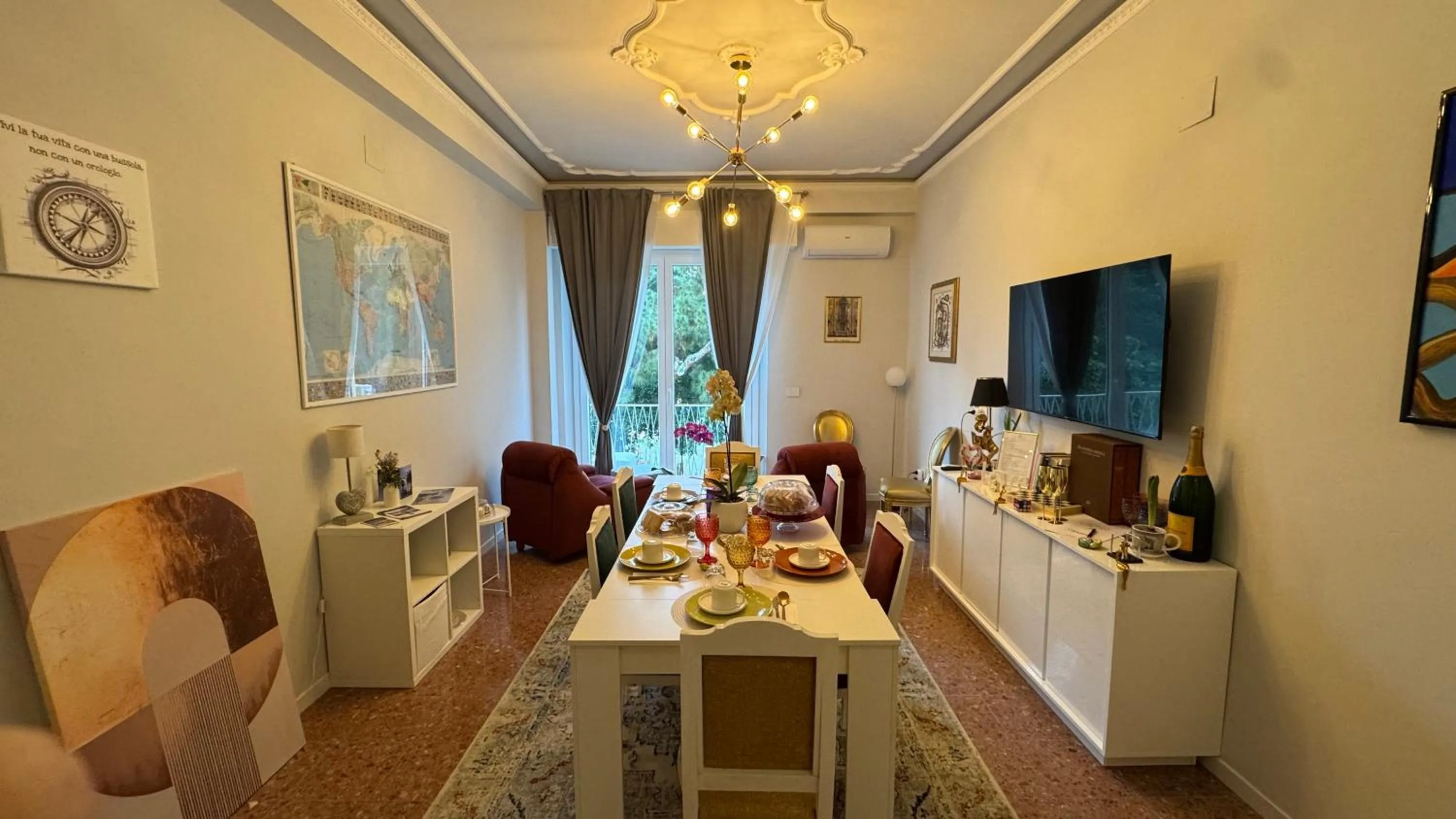 Living room in AC GOLD B&B Boutique Rooms & Suite