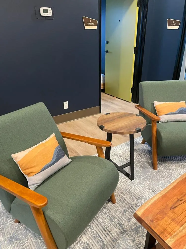 Communal lounge/ TV room in Zenith Basecamp