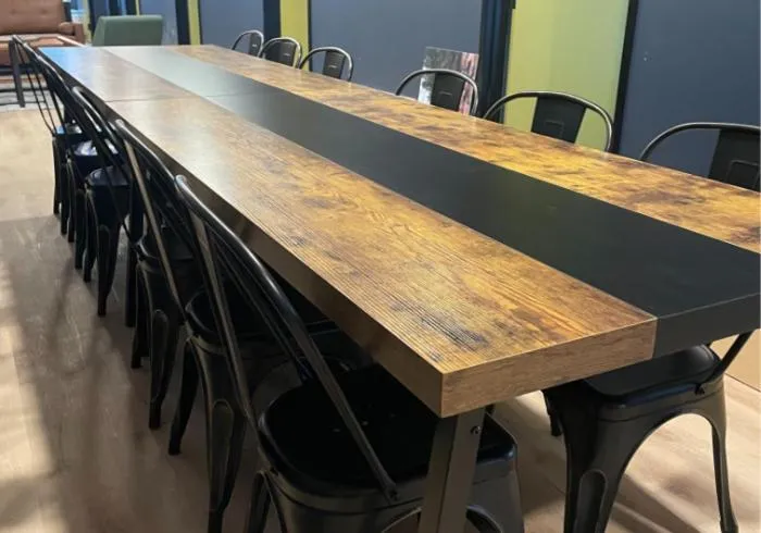 Dining area in Zenith Basecamp