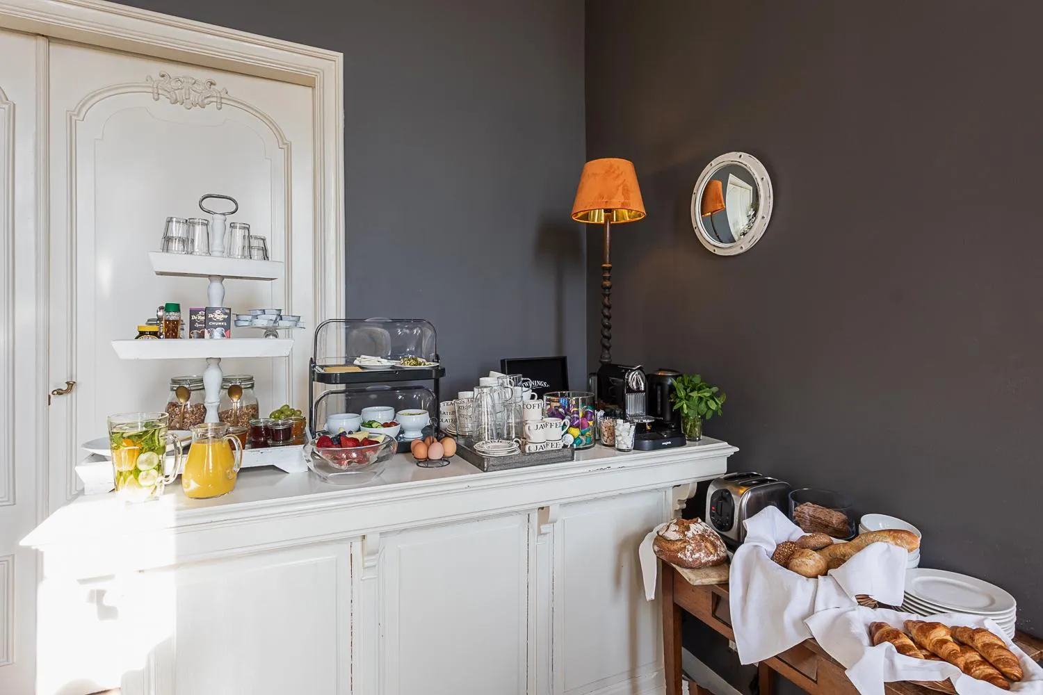 Breakfast in B&B Parijs aan de Kaai