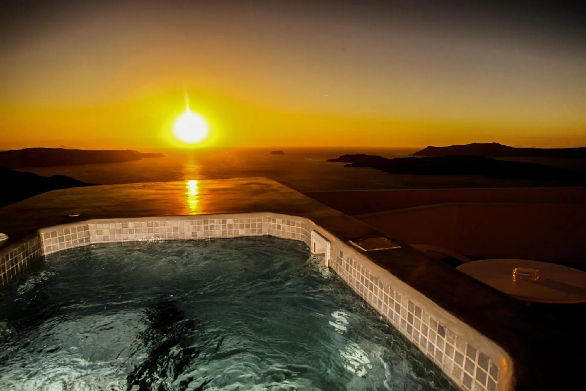 Patio in Villa Irini Fira - Adults Only