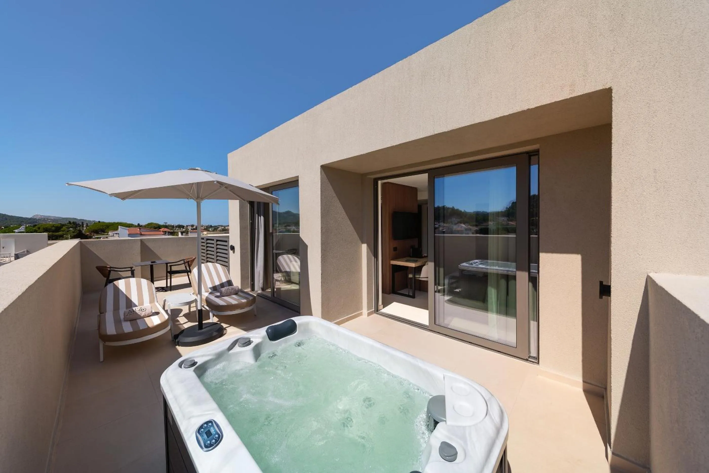 Patio in Alizo Comfort Chic Stay Rhodes - Adults Only