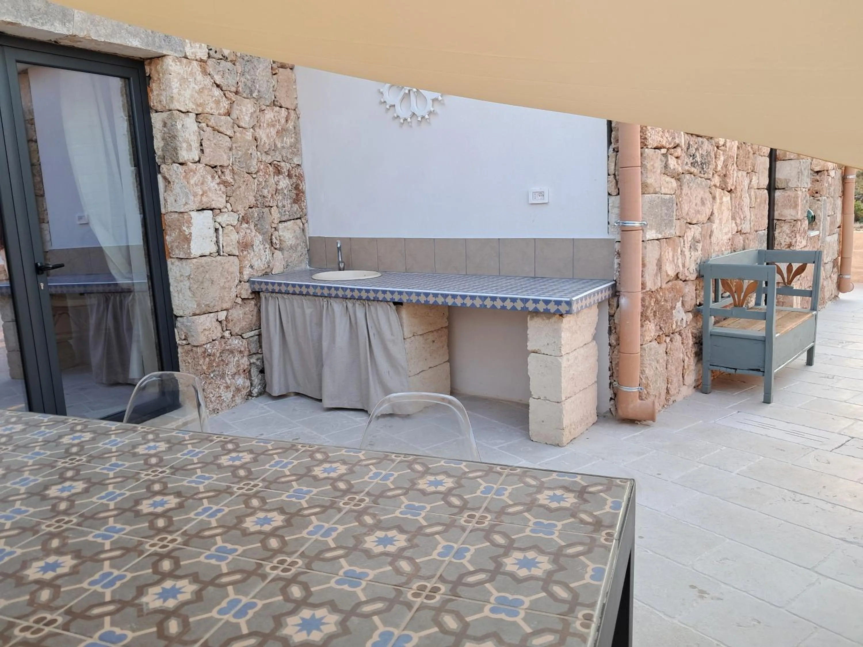 Dining area in Masseria Palane