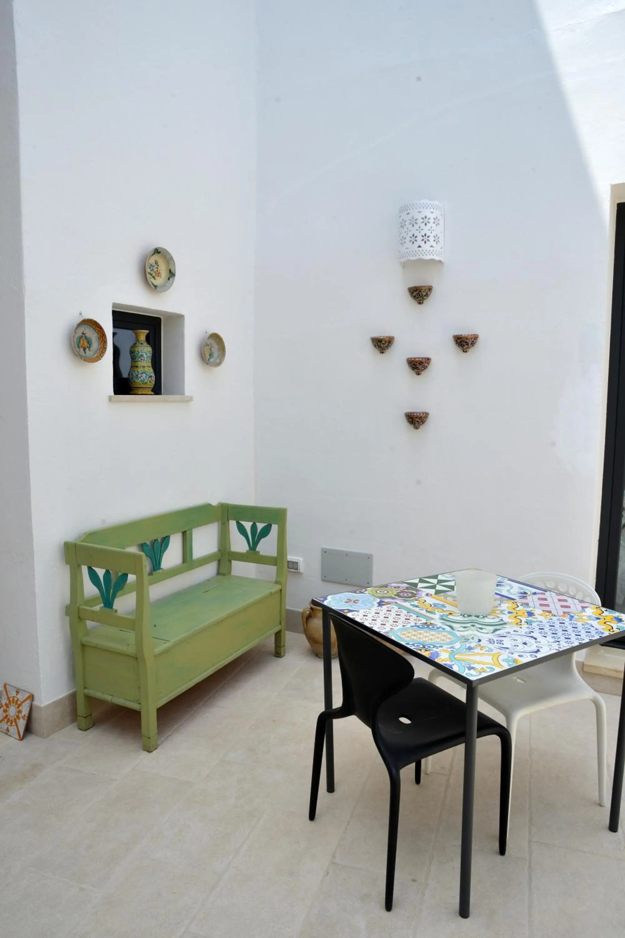 Dining area in Masseria Palane