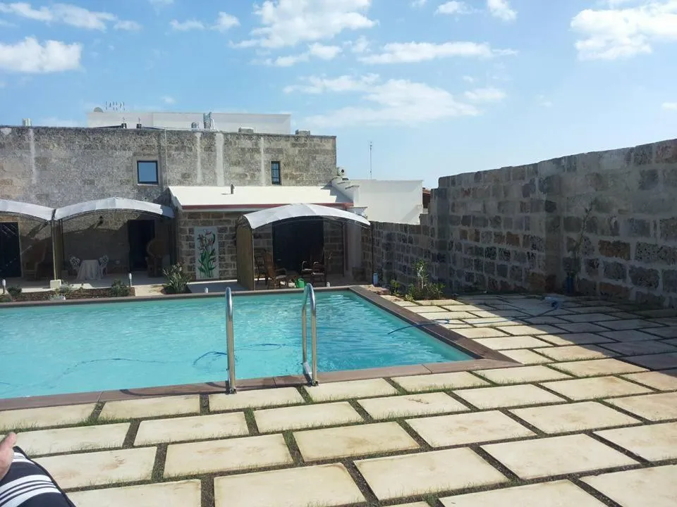 Pool view in Masseria Palane