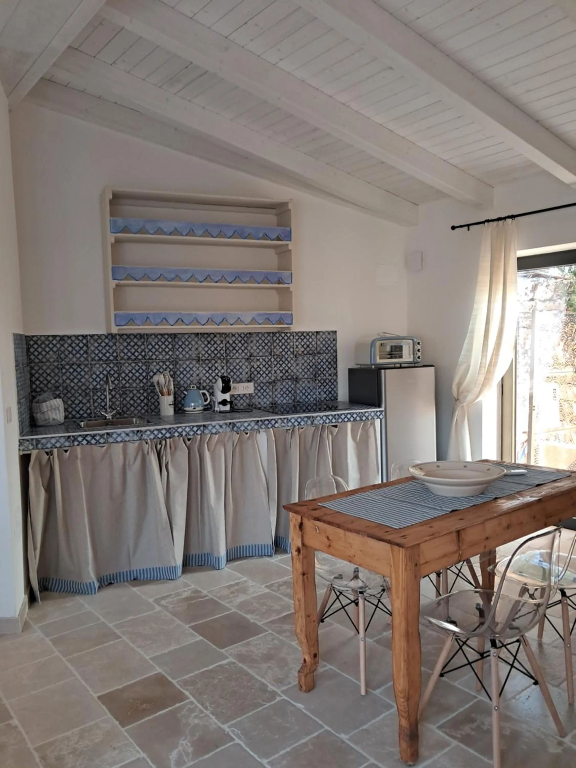 Kitchen or kitchenette in Masseria Palane