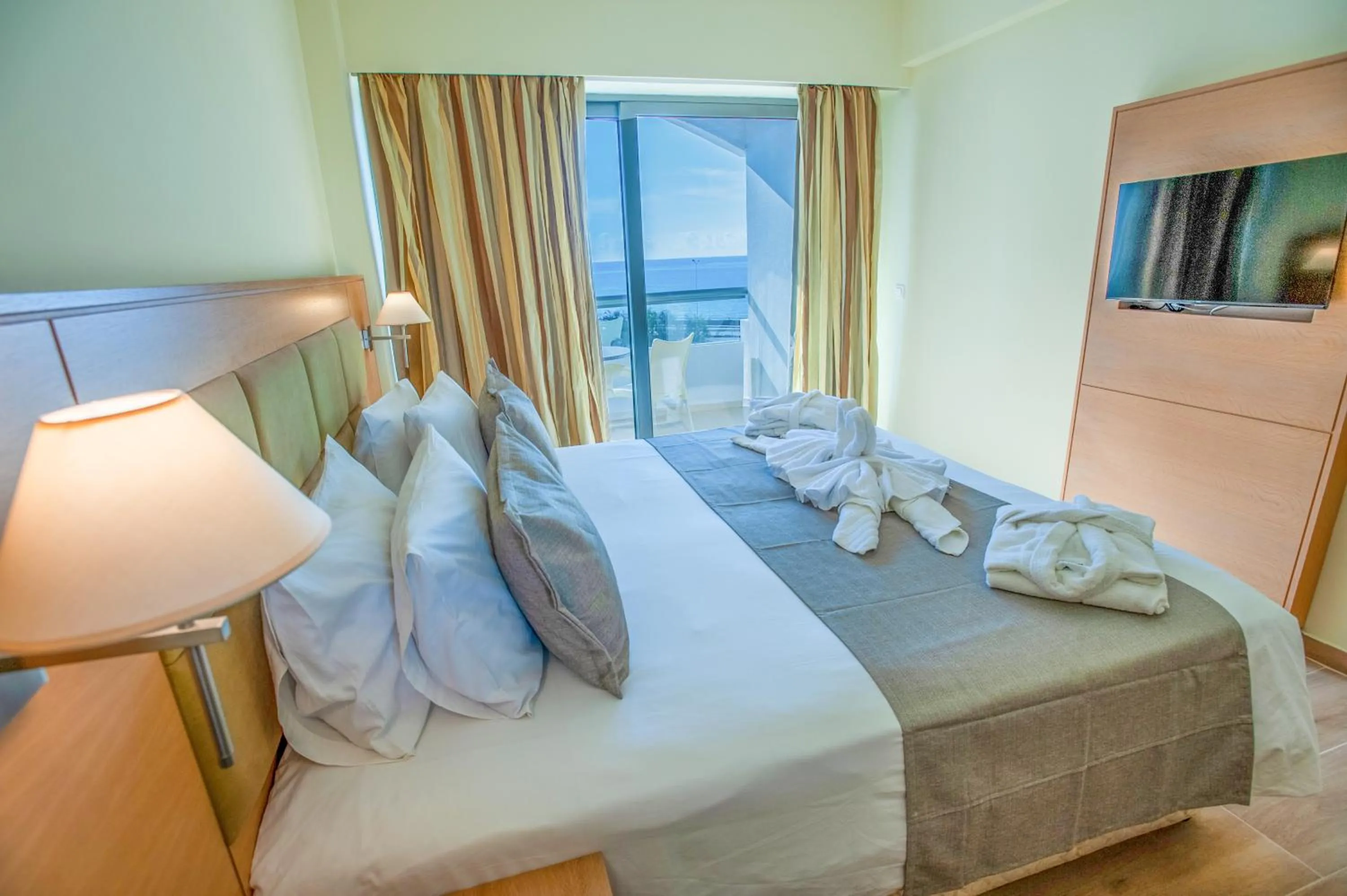 Bedroom, Bed in Rhodos Horizon Marina - Adults Only