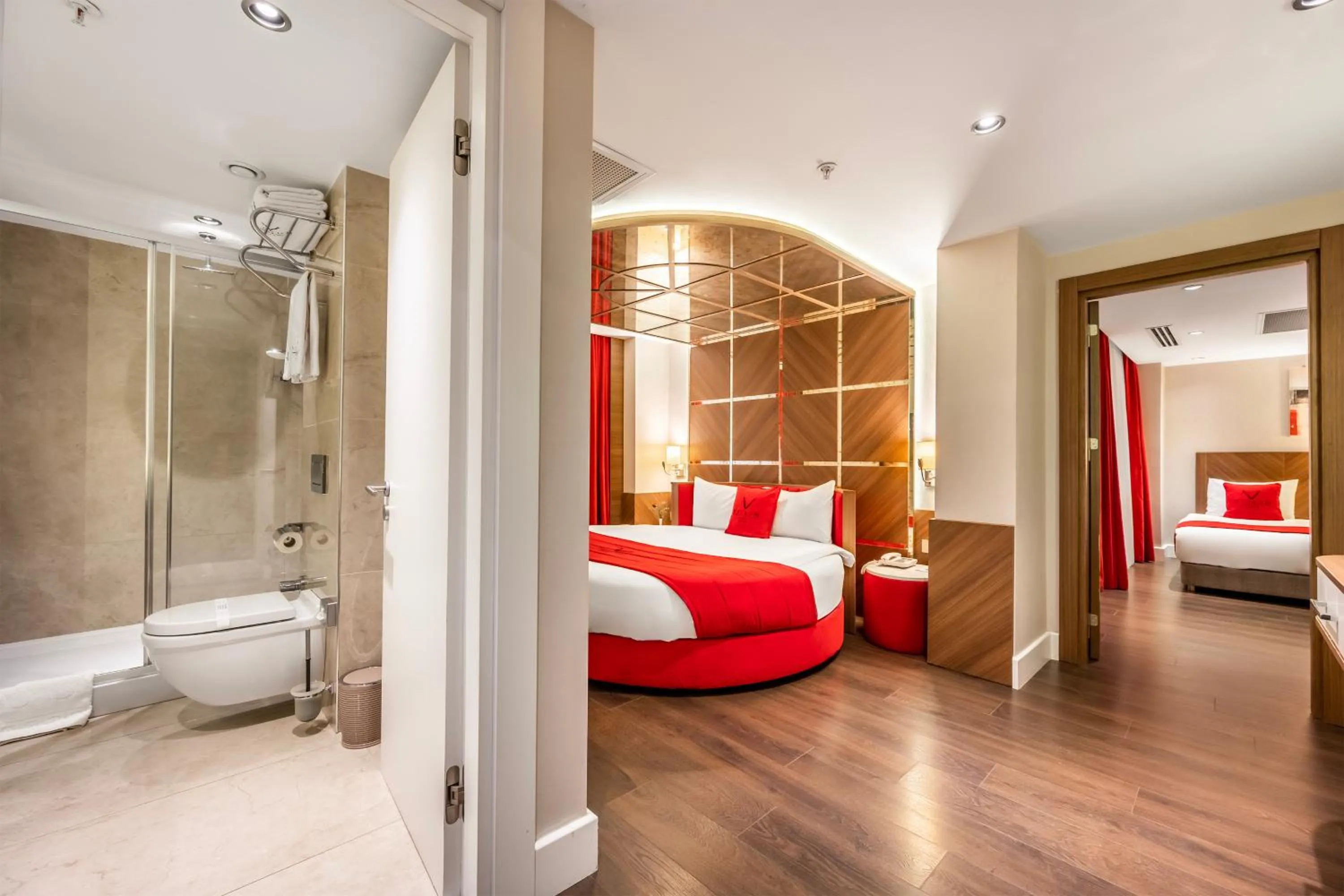 Shower, Bed in Veyron Hotels & SPA