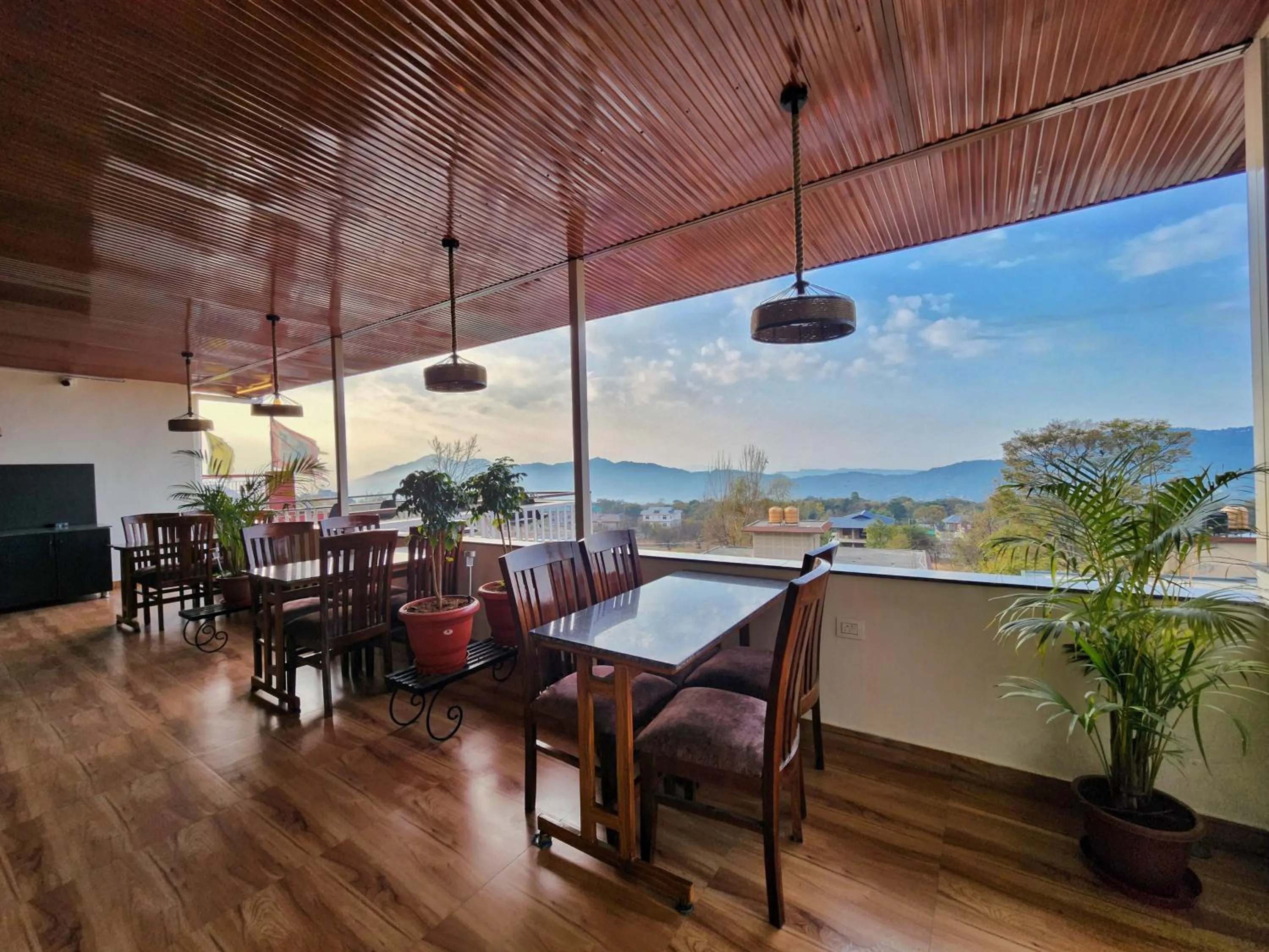 Seating area in Dorjee House Bir