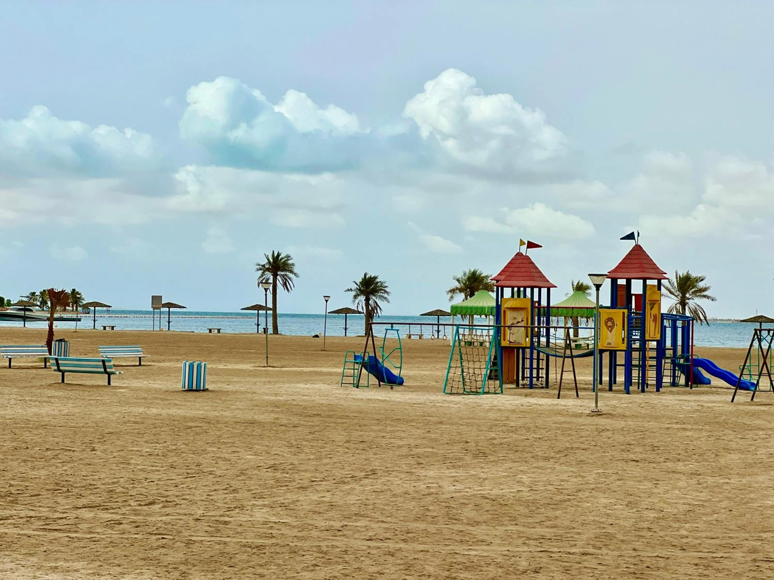 Children play ground in Dana Beach Resort