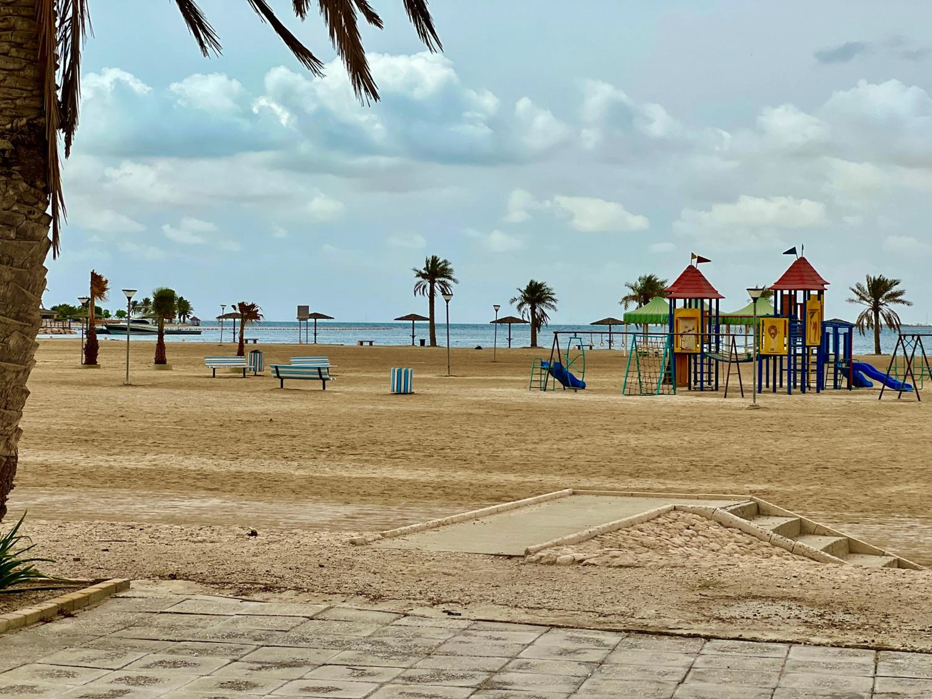Children play ground in Dana Beach Resort