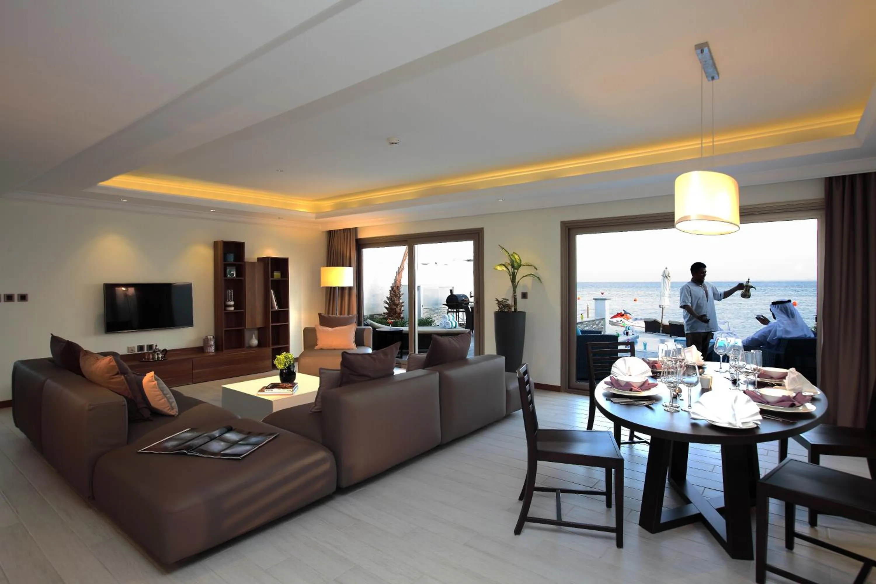 Dining area in Dana Beach Resort