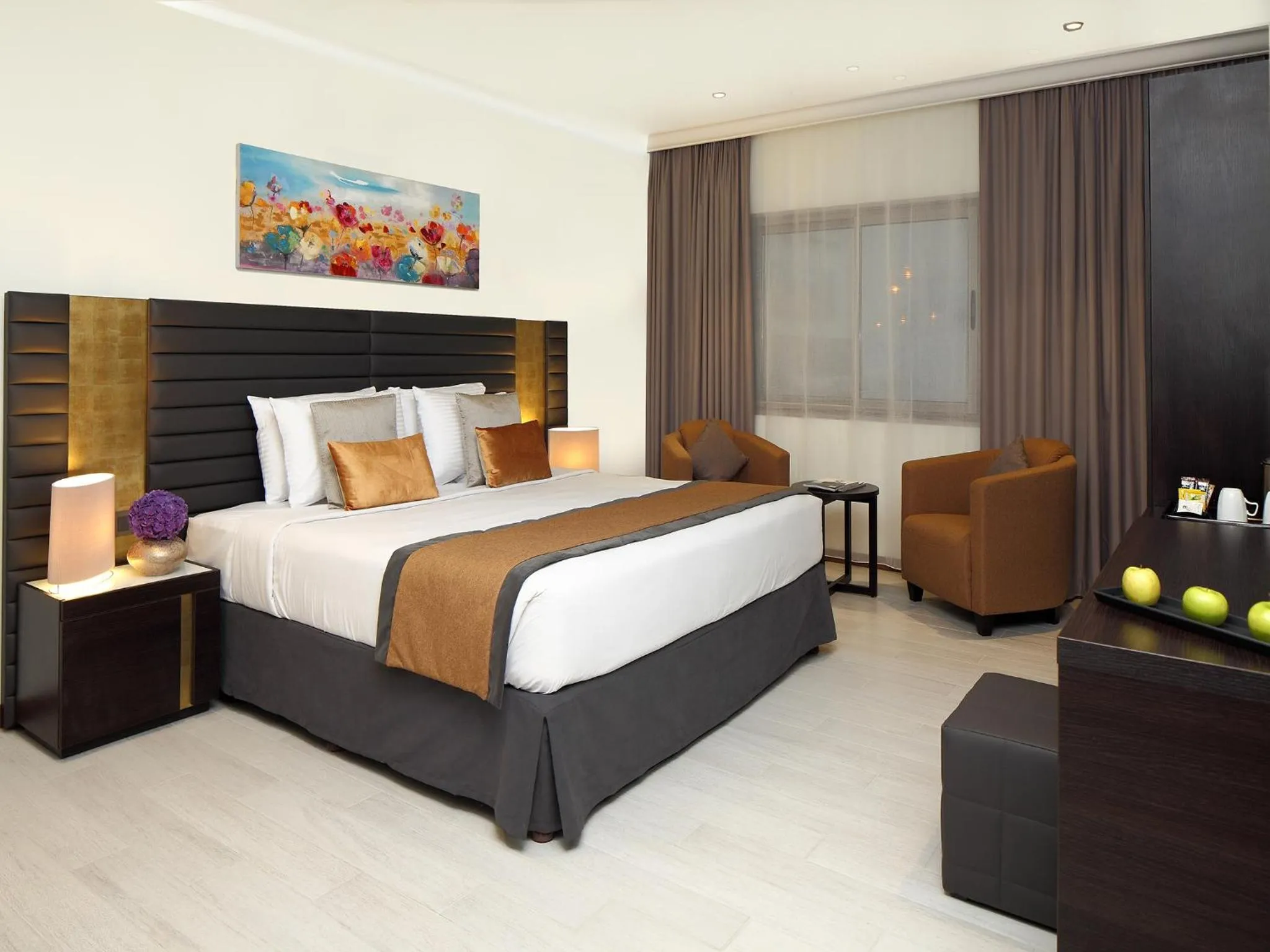 Bed in Dana Beach Resort