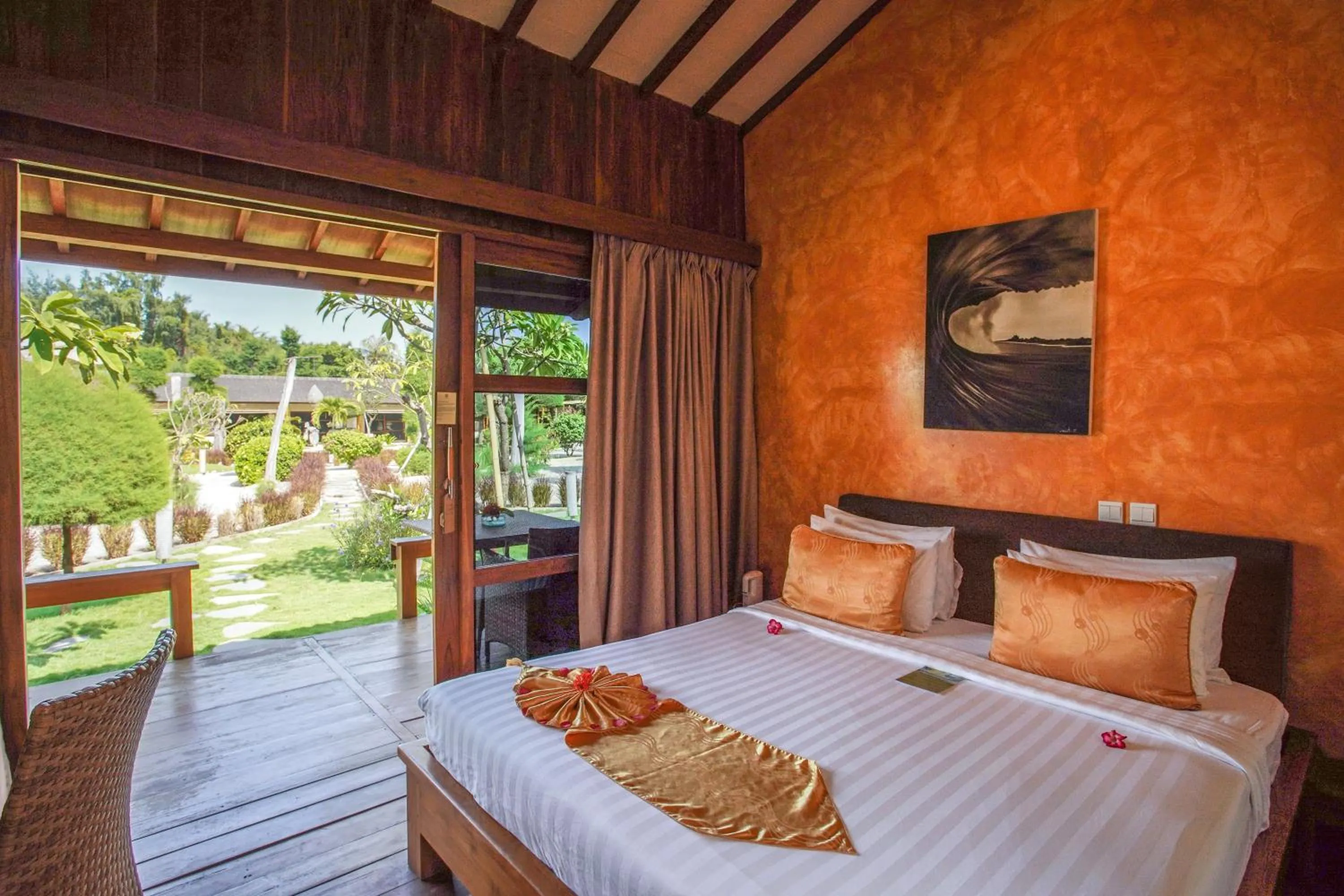 Bedroom, Bed in Pearl of Trawangan