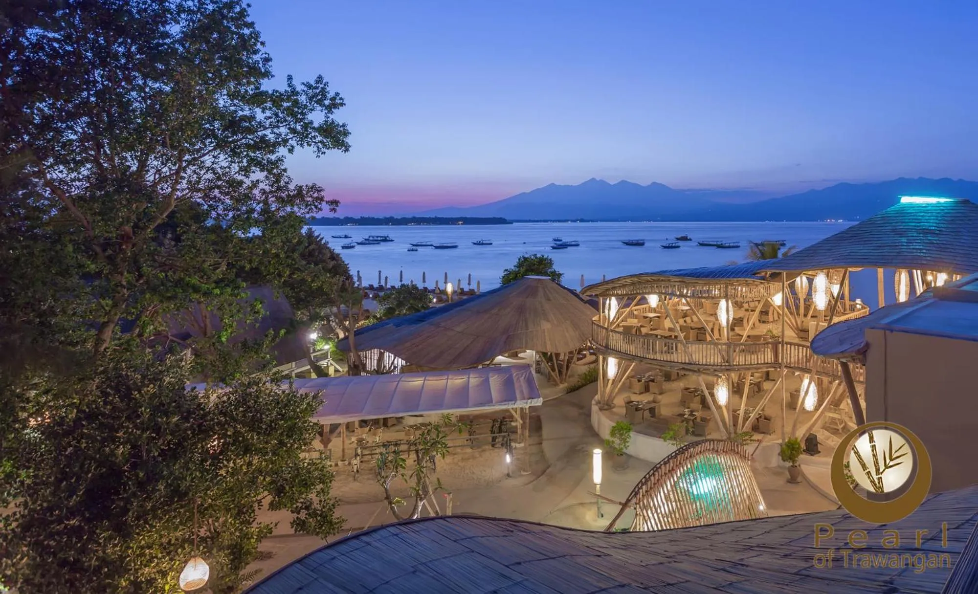 Mountain view in Pearl of Trawangan