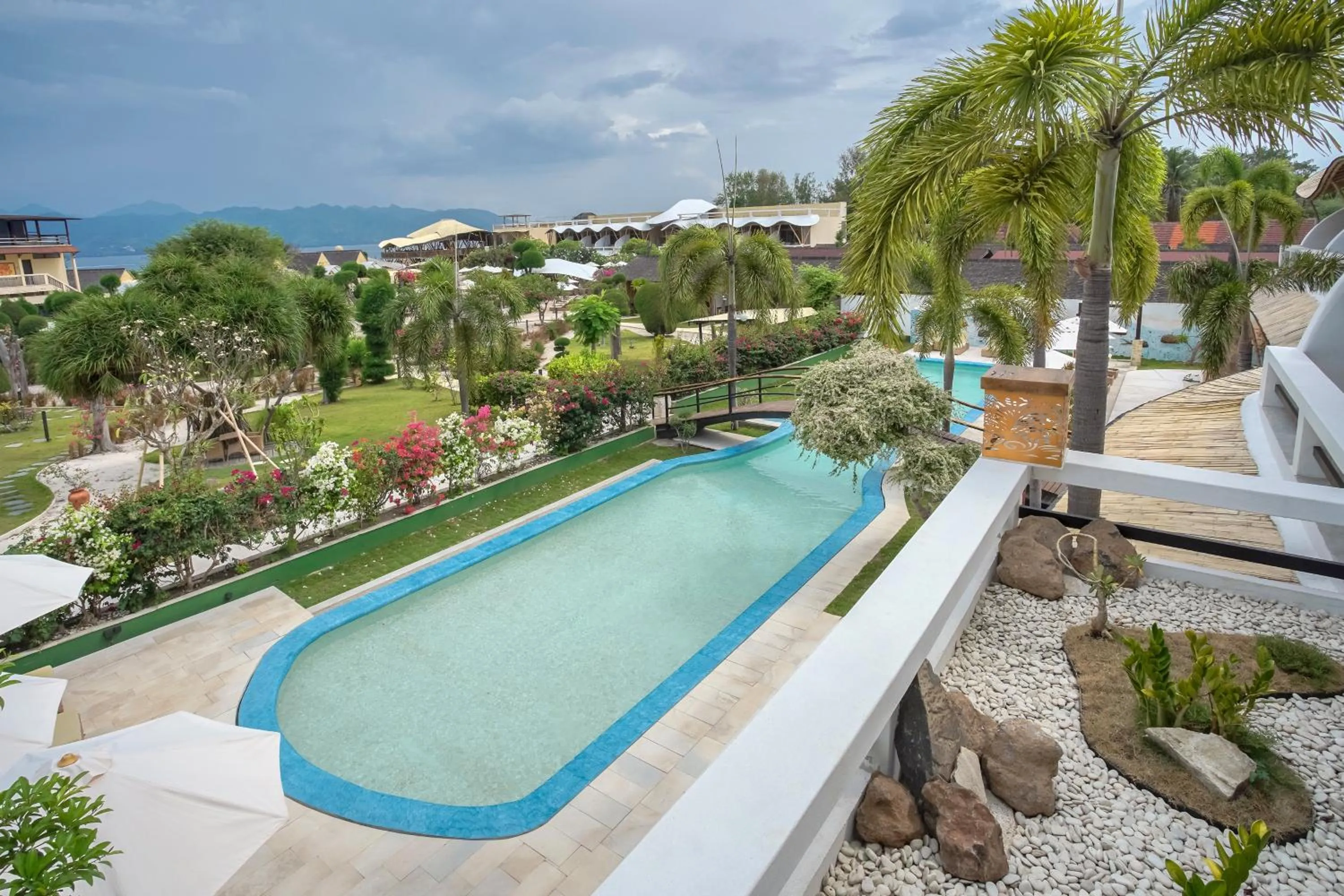 Pool view in Pearl of Trawangan