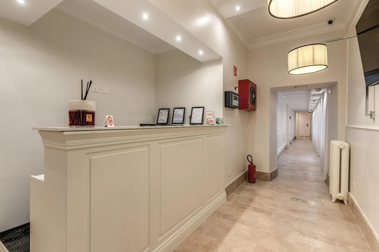 Lobby or reception in ACA Hotel Viminale