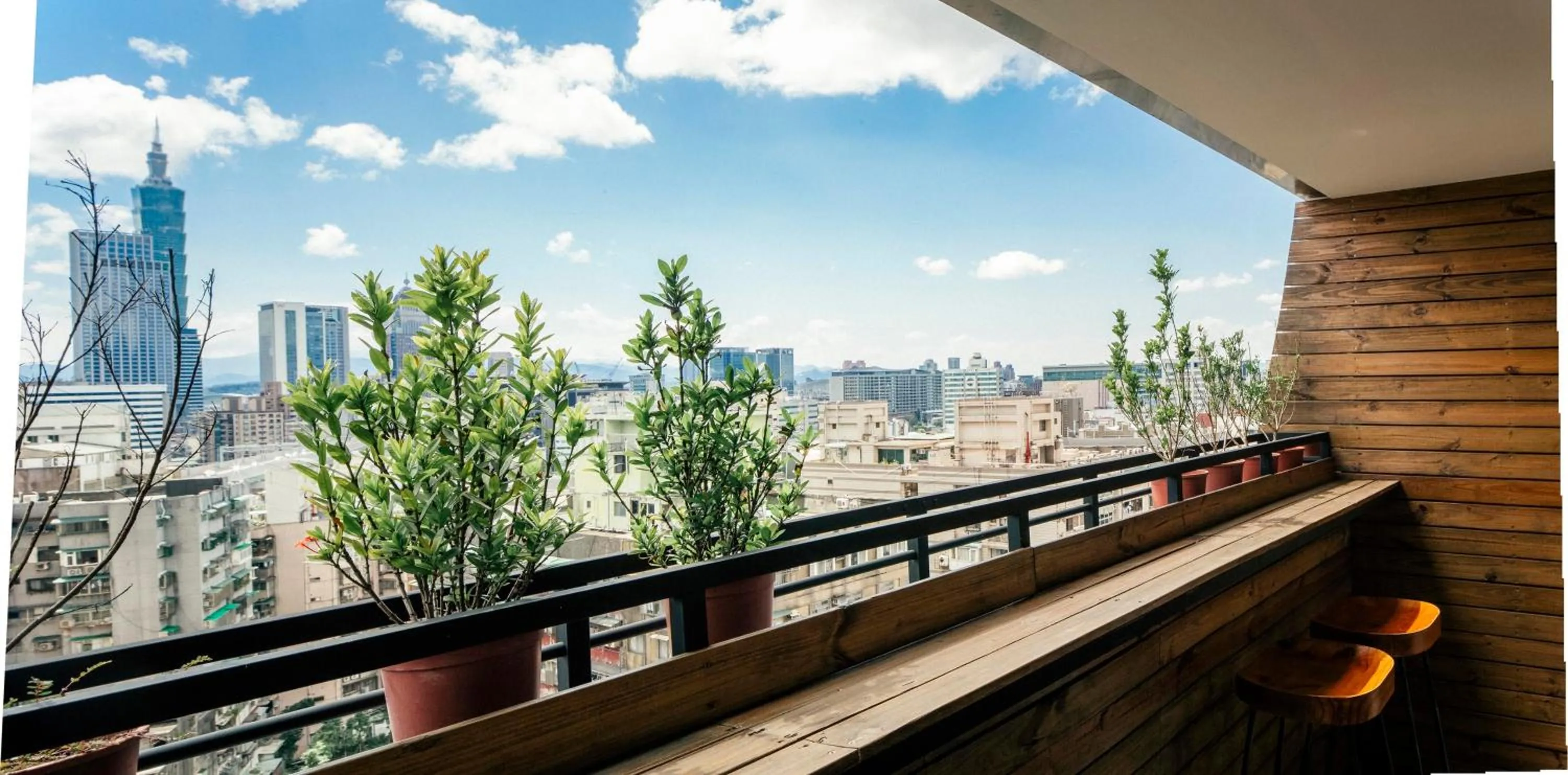 Landmark view in NK Hostel