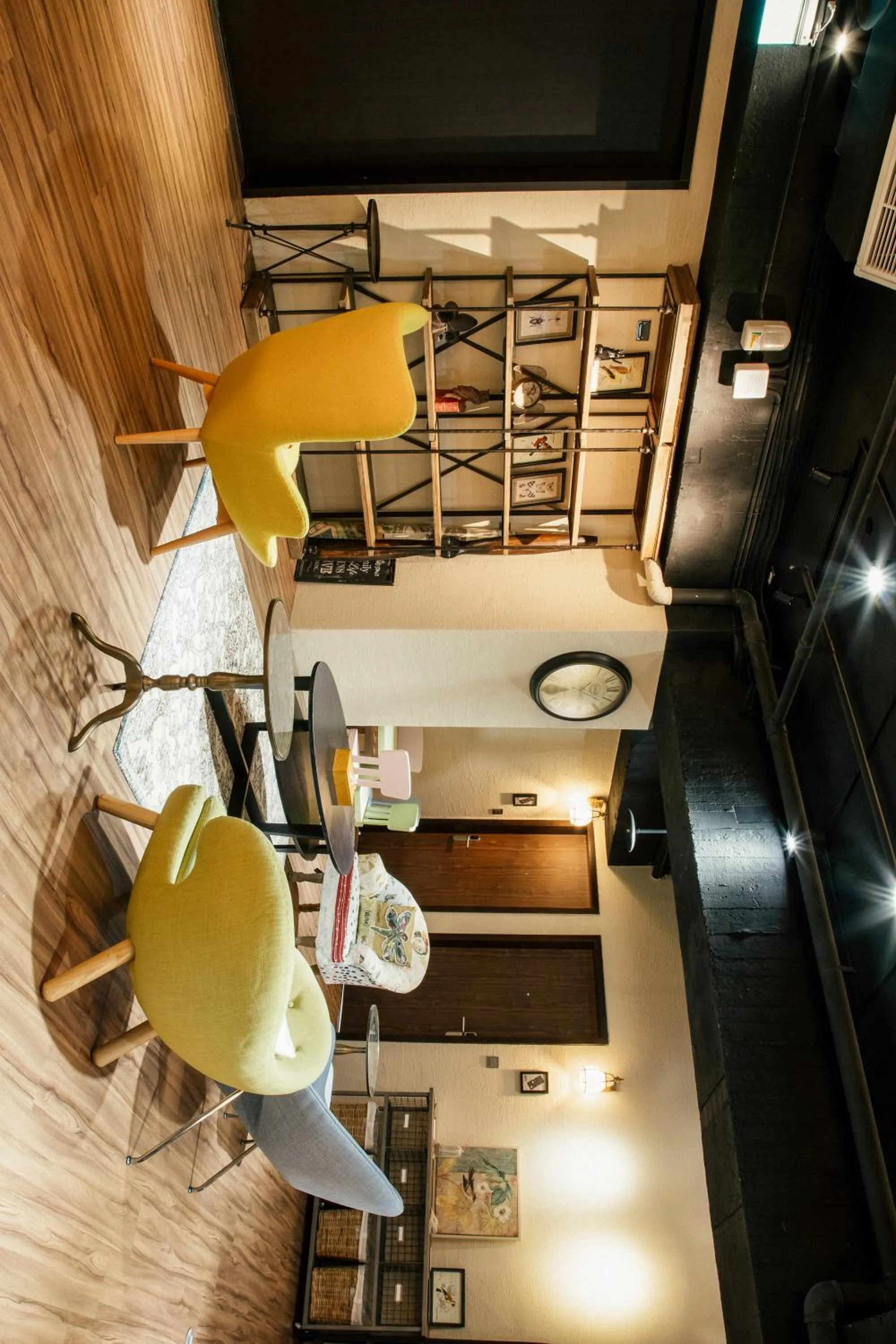 Seating area in NK Hostel