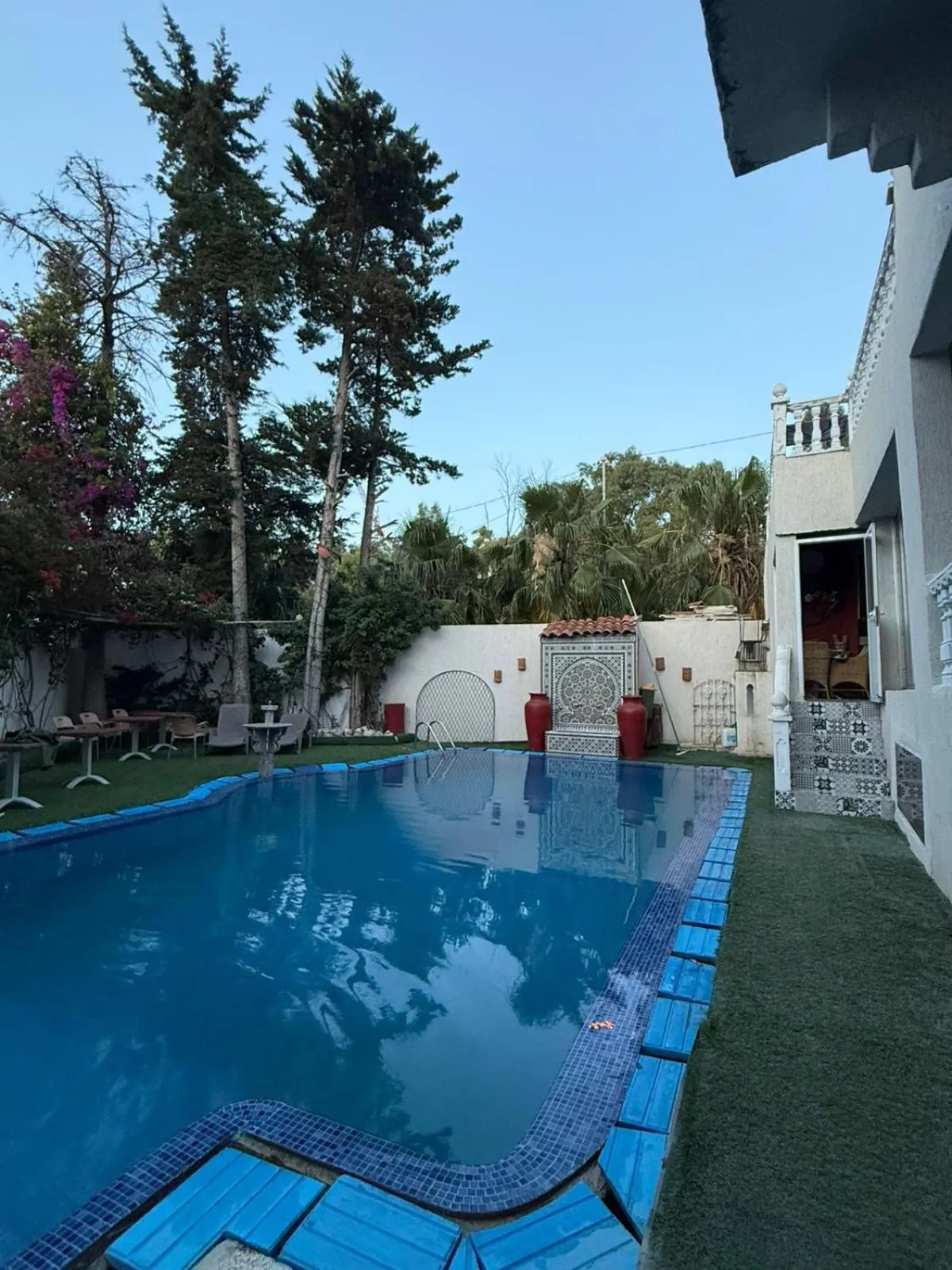 Swimming pool in Malabata Guest House