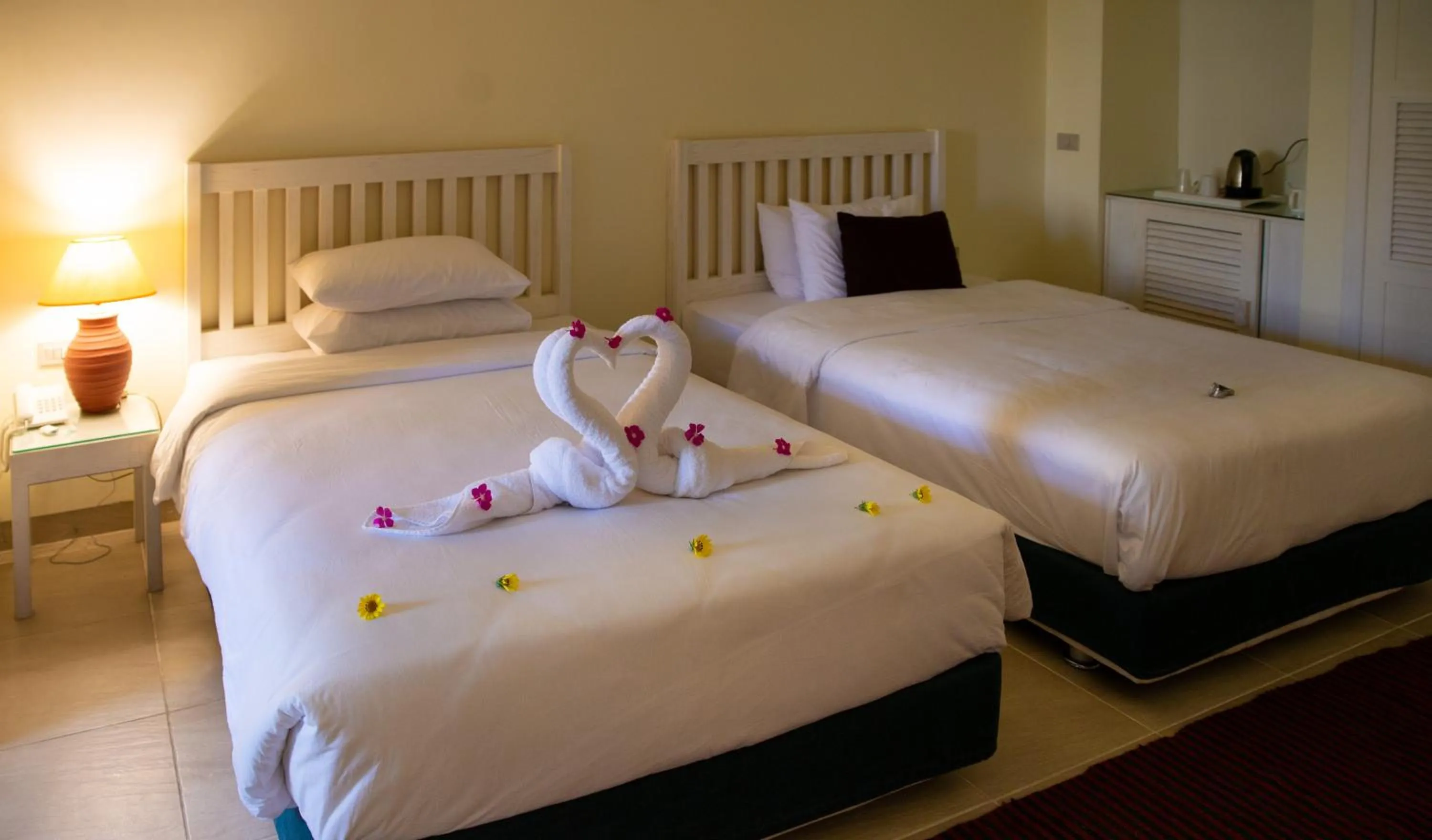 Bed in Caesar Bay Resort