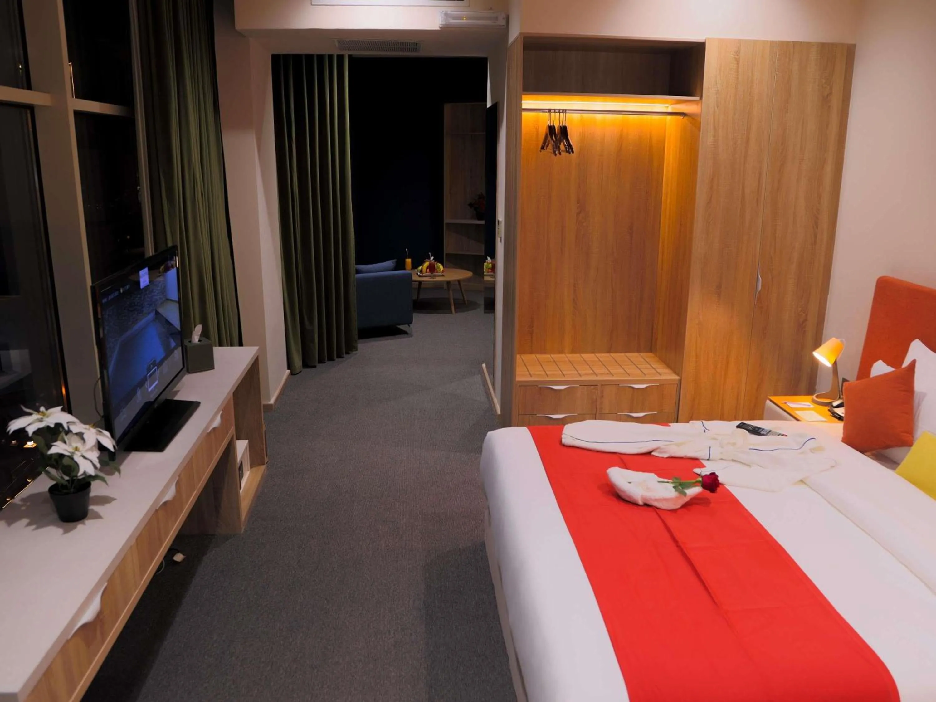 Bedroom in Novotel Suites Riyadh Centre