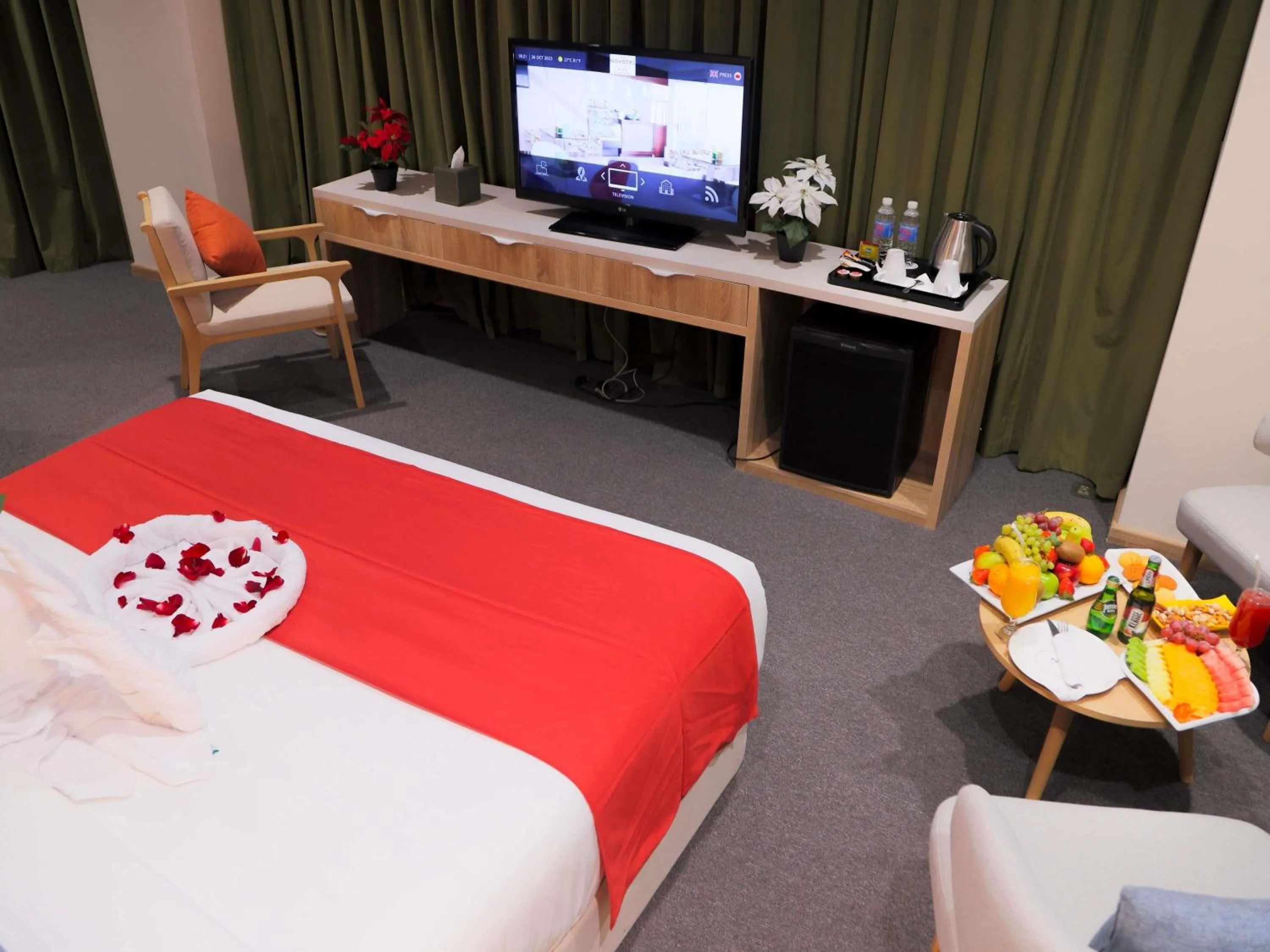 Bedroom in Novotel Suites Riyadh Centre