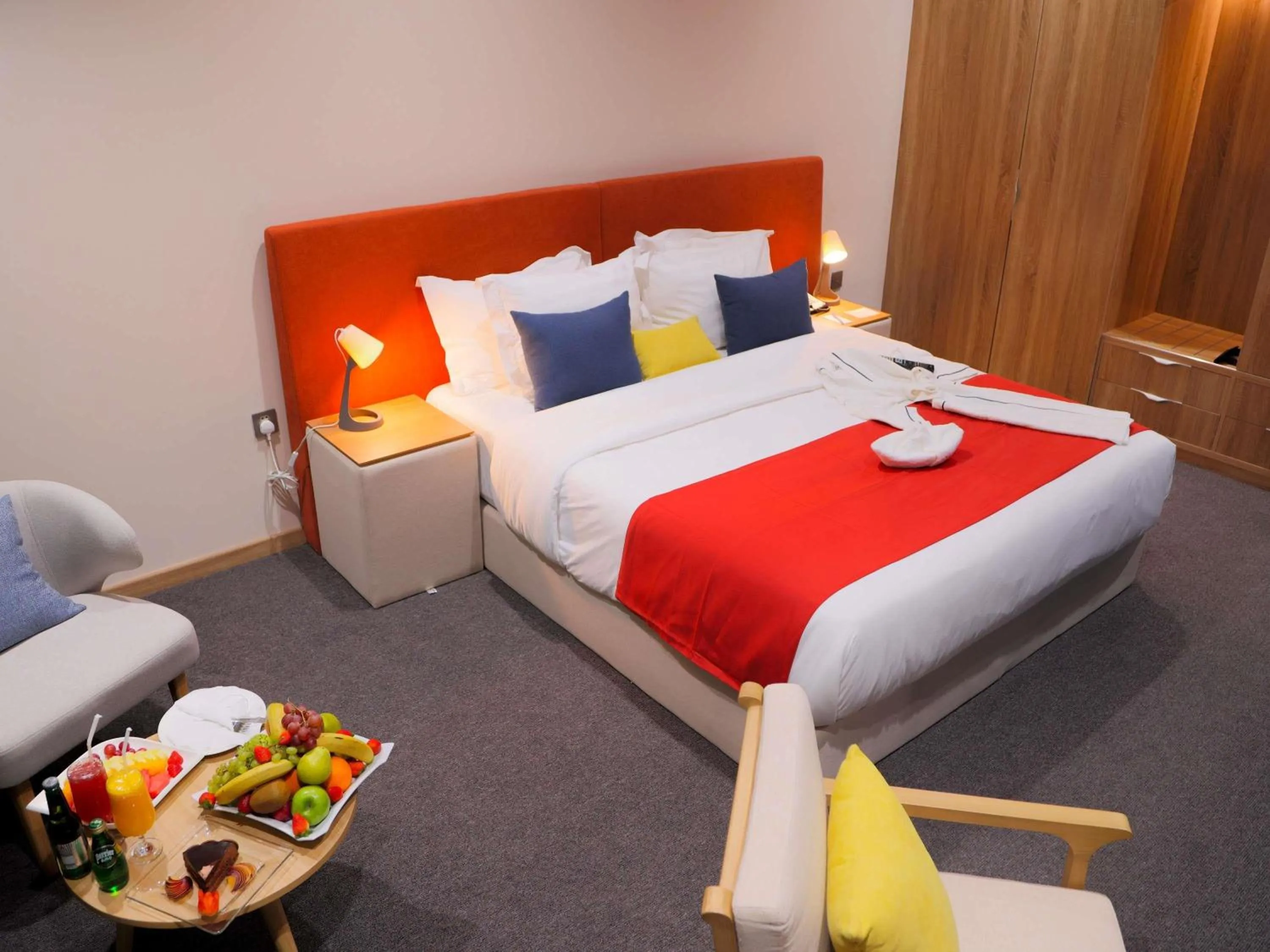 Bedroom in Novotel Suites Riyadh Centre