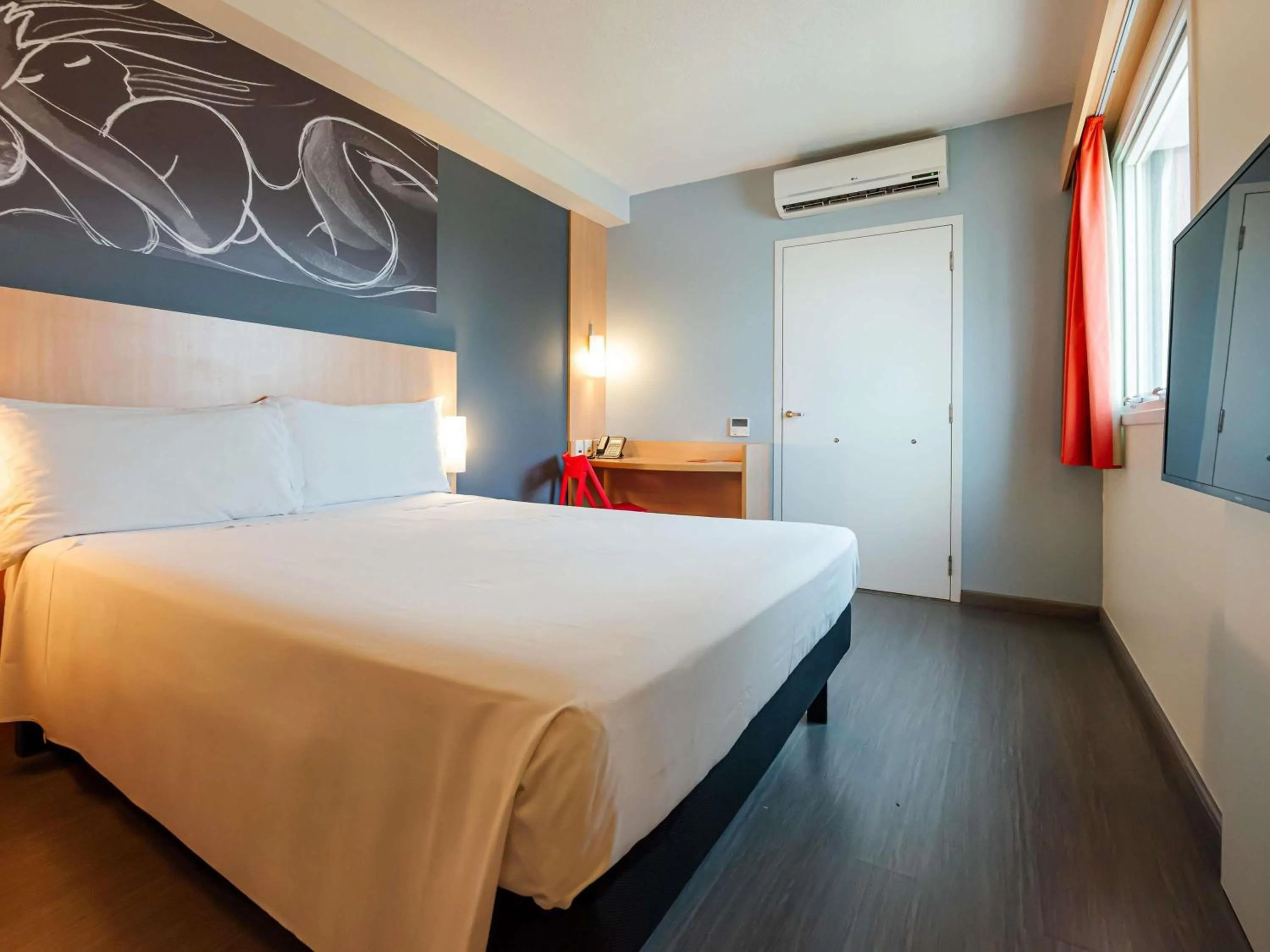 Bedroom, Bed in ibis Mogi das Cruzes Shopping