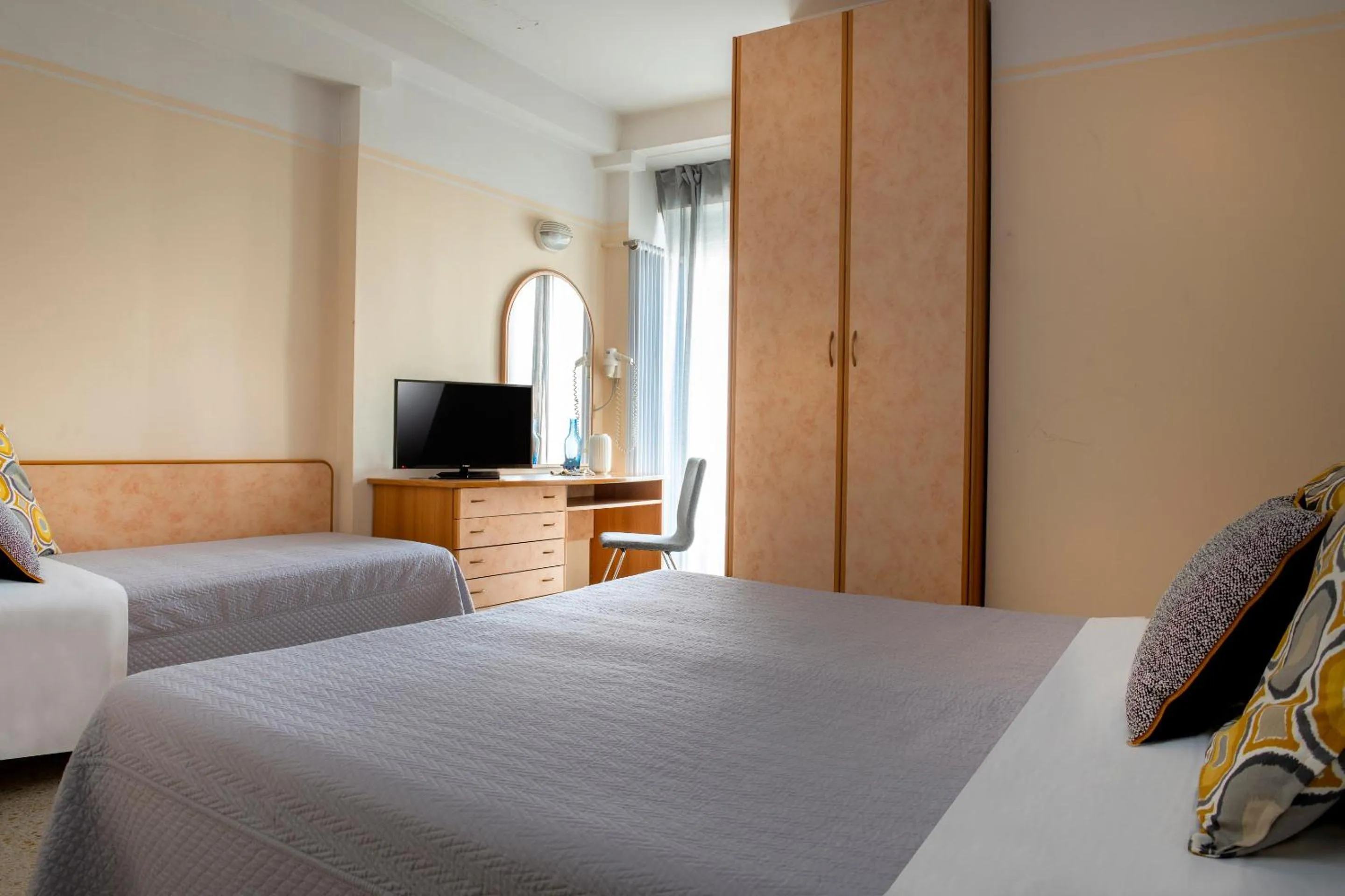 Bedroom, Bed in Hotel Eliseo Riccione