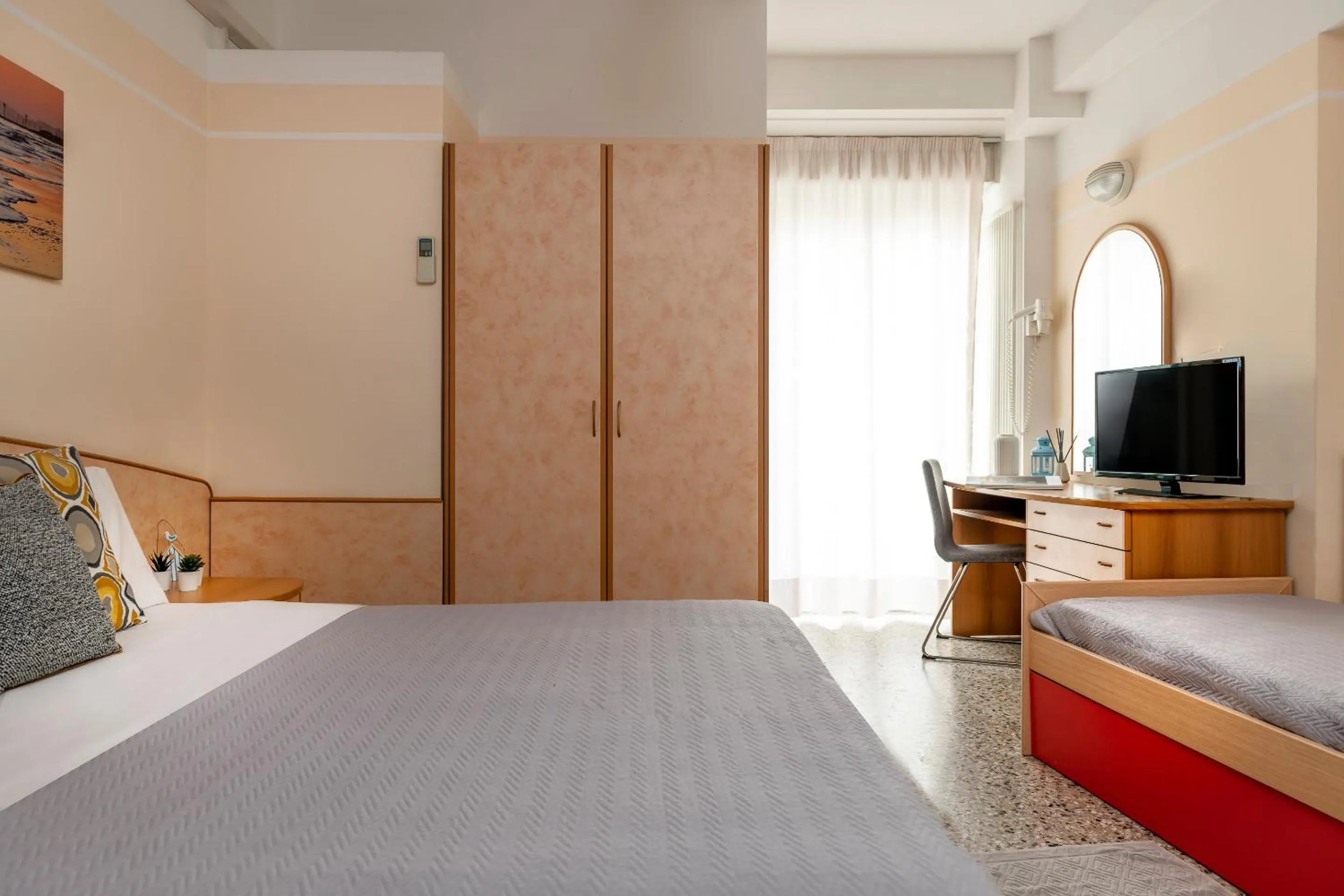 Bedroom, Bed in Hotel Eliseo Riccione