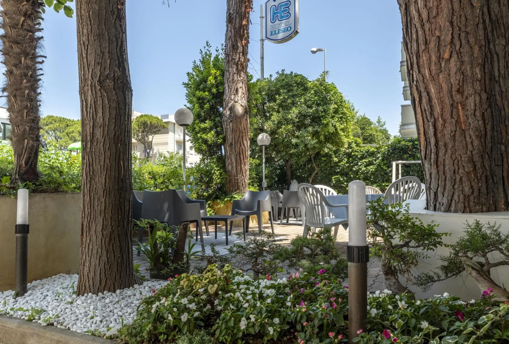 Garden in Hotel Eliseo Riccione