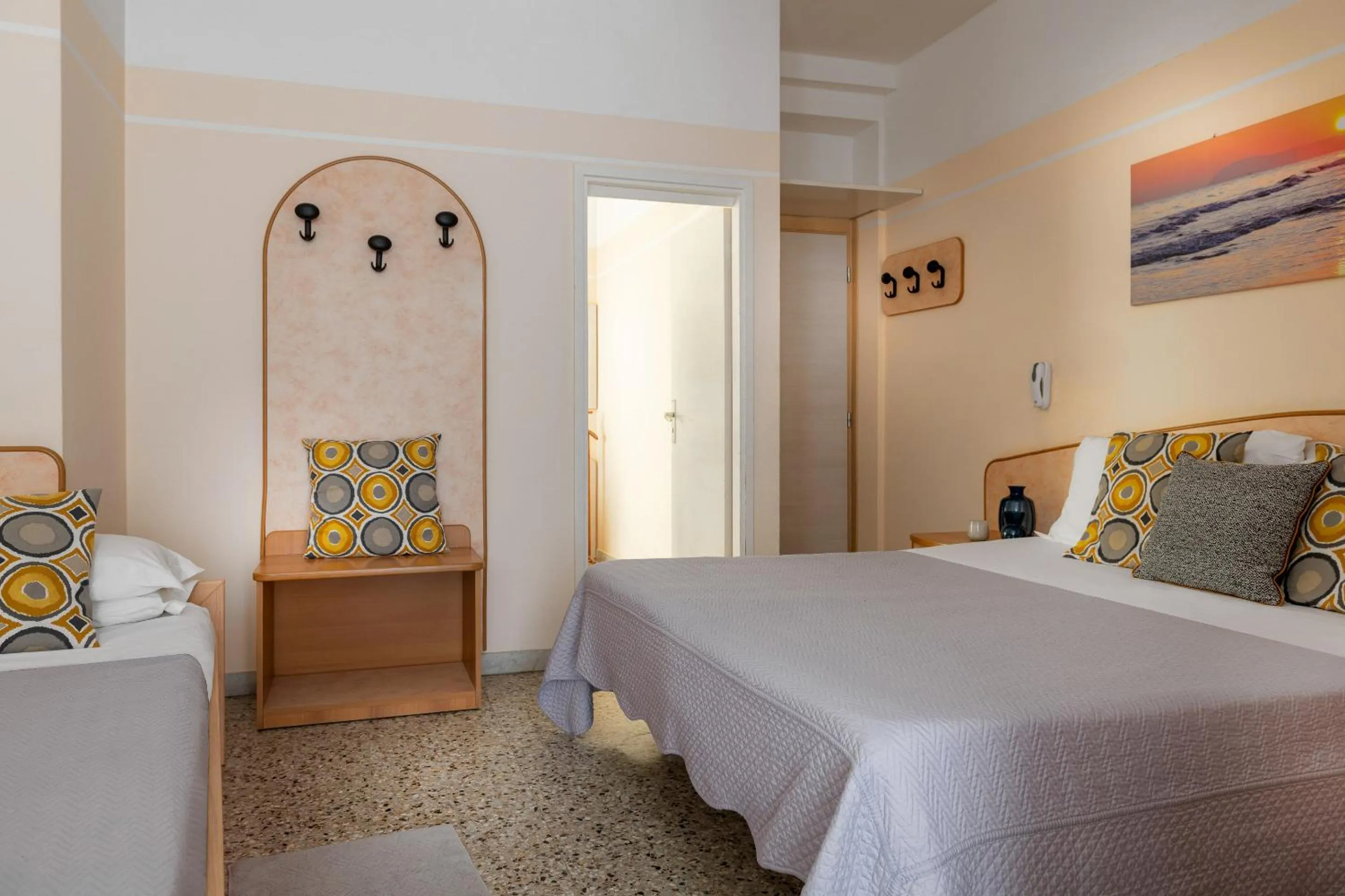Bedroom, Bed in Hotel Eliseo Riccione