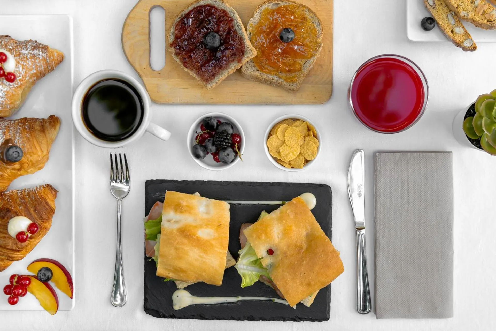 Breakfast in Hotel Eliseo Riccione